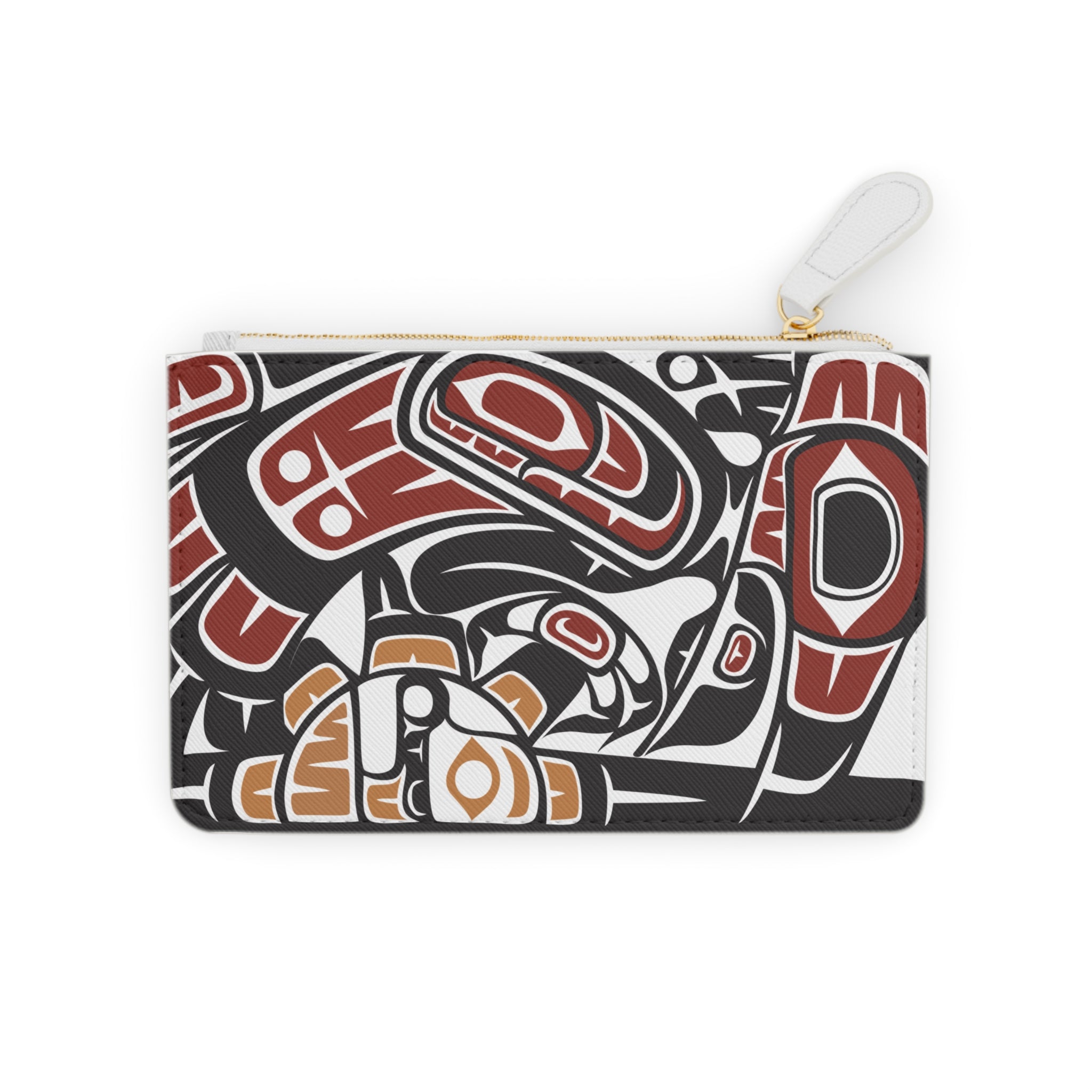 Mini Clutch Bag/Wallet - Classic Tribal Raven - Northern Spiritlines™