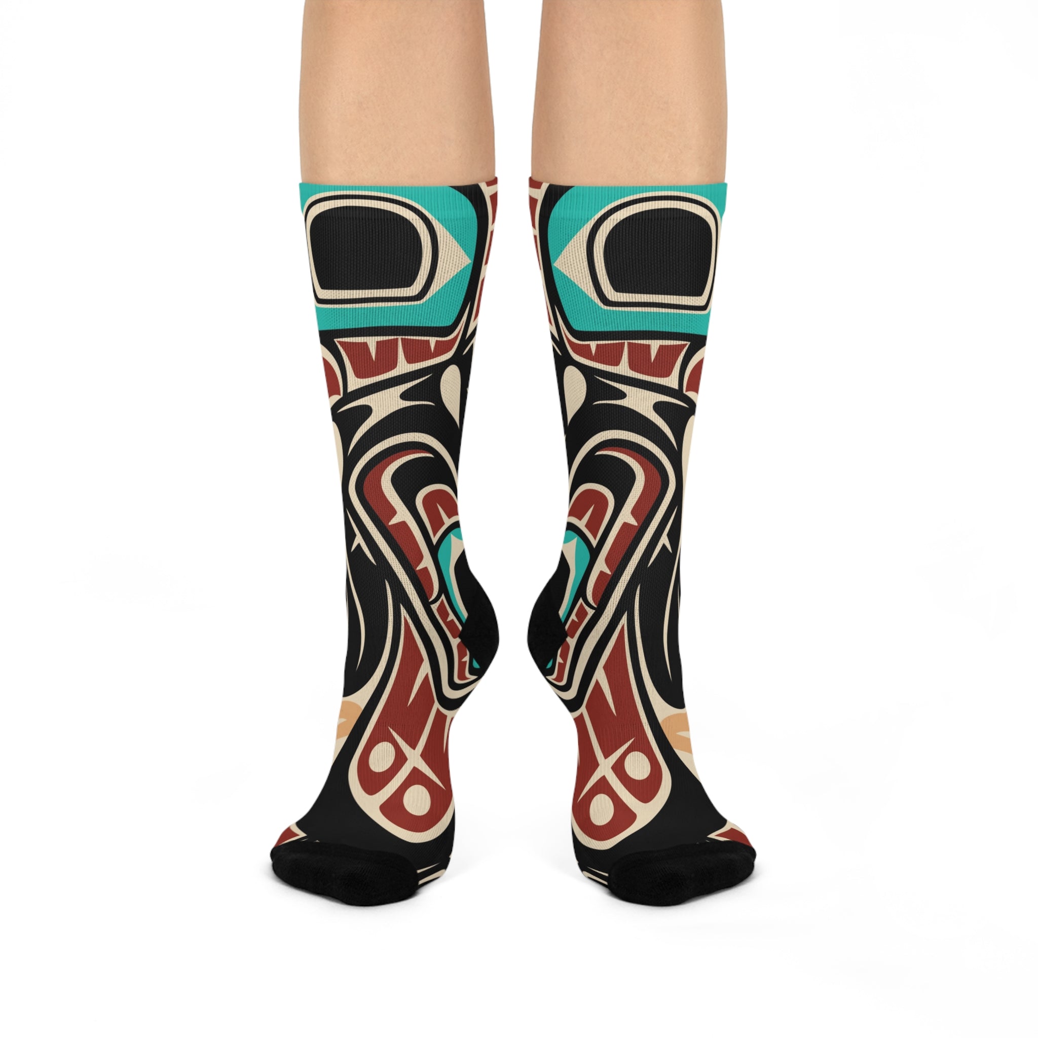 Socks | Classic Tribal Raven & Sun | Signature Collection