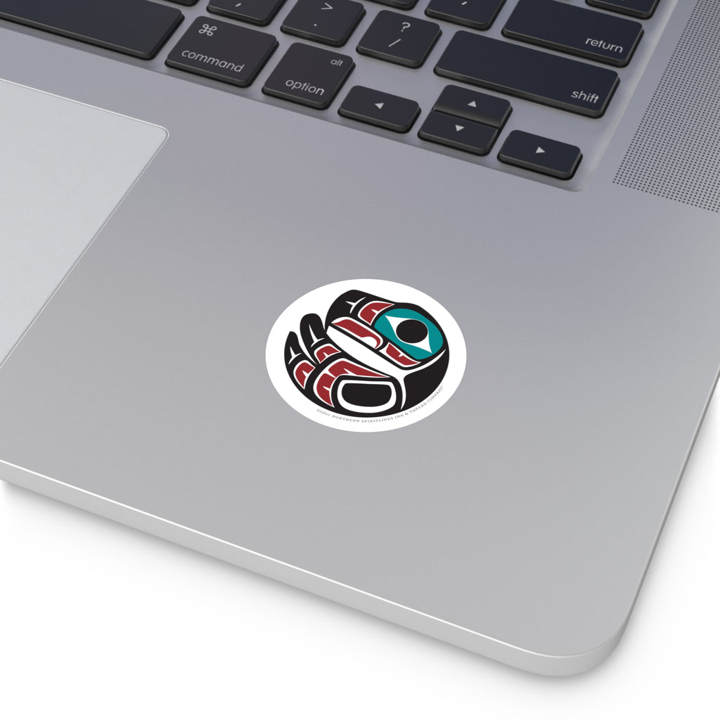 Vinyl Sticker Indoor/Outdoor - Round Tribal Eagle - Northern Spiritlines™