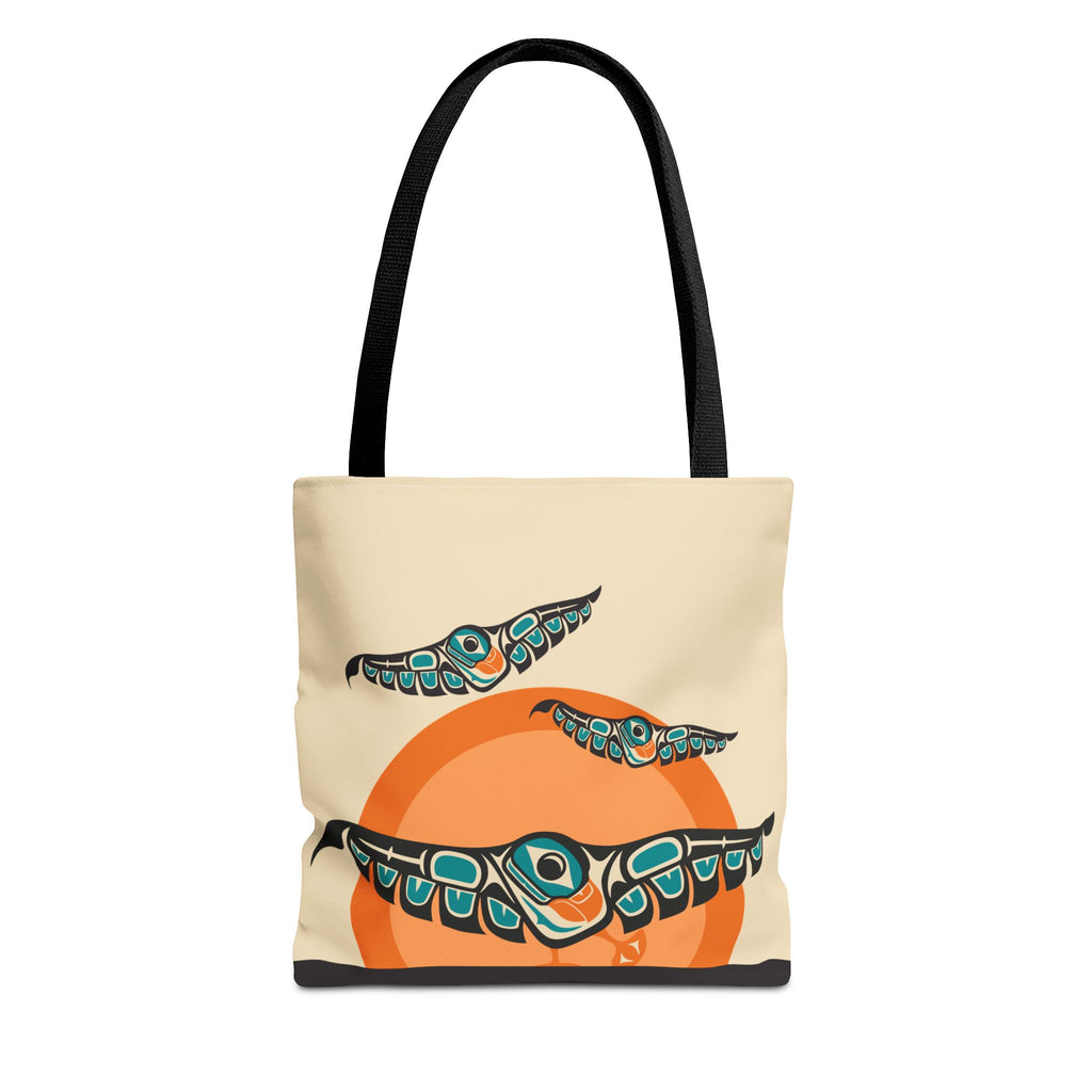 Canvas Tote Bag - Classic Tribal Puffins - Northern Spiritlines™