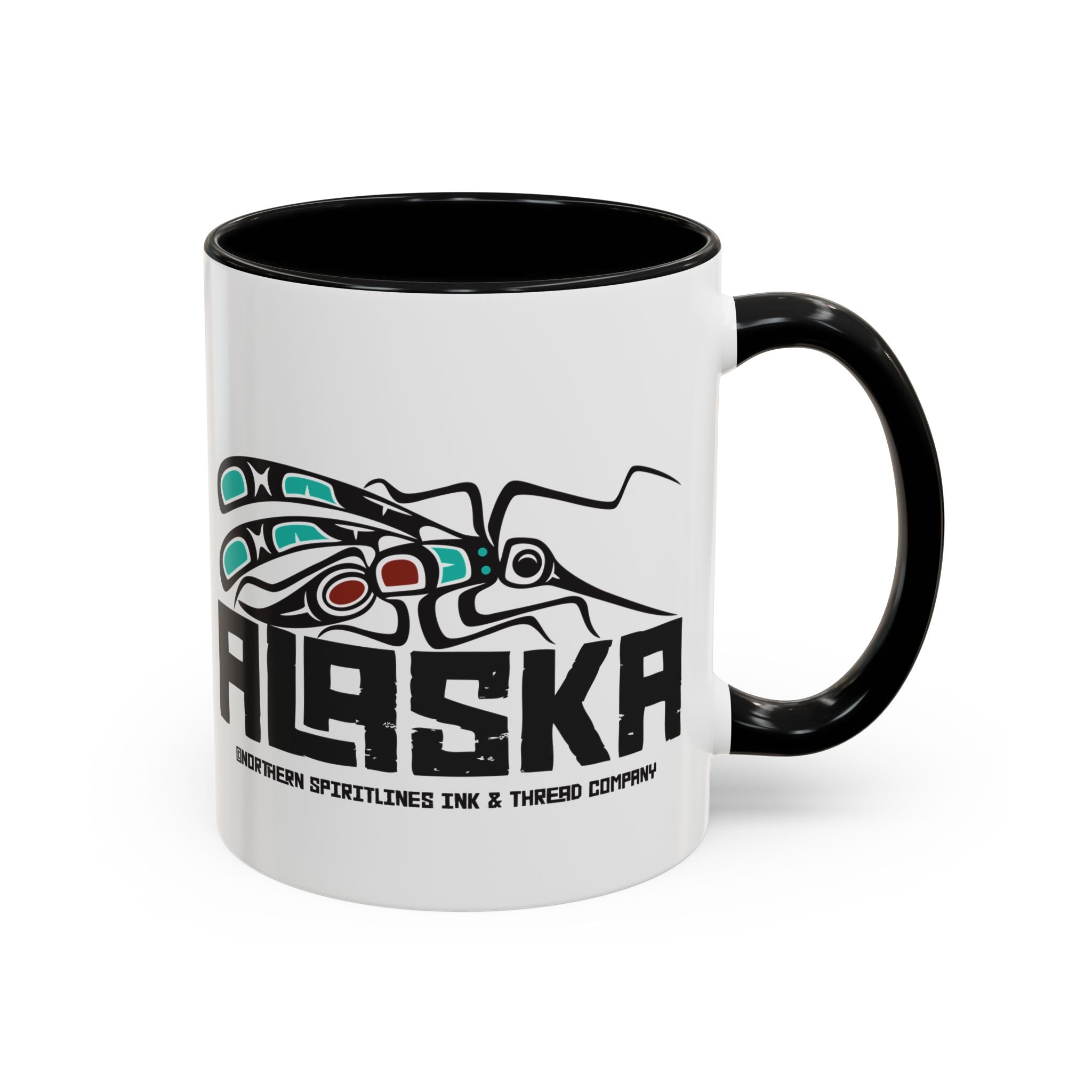 11 oz. Coffee Mug - Alaska Tribal Mosquito - AK State Line™ Collection