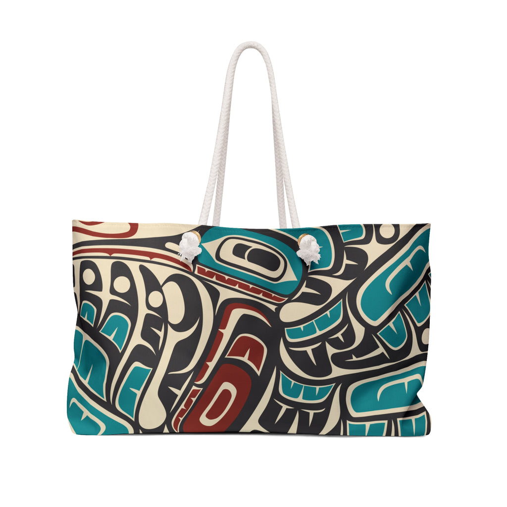 Weekender Tote Bag - Classic Tribal Hummingbird Print - Northern Spiritlines™