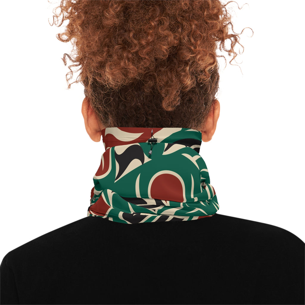 Neck Gaiter, Headband with Drawstring - Classic Tribal Sea Monster - Northern Spiritlines™