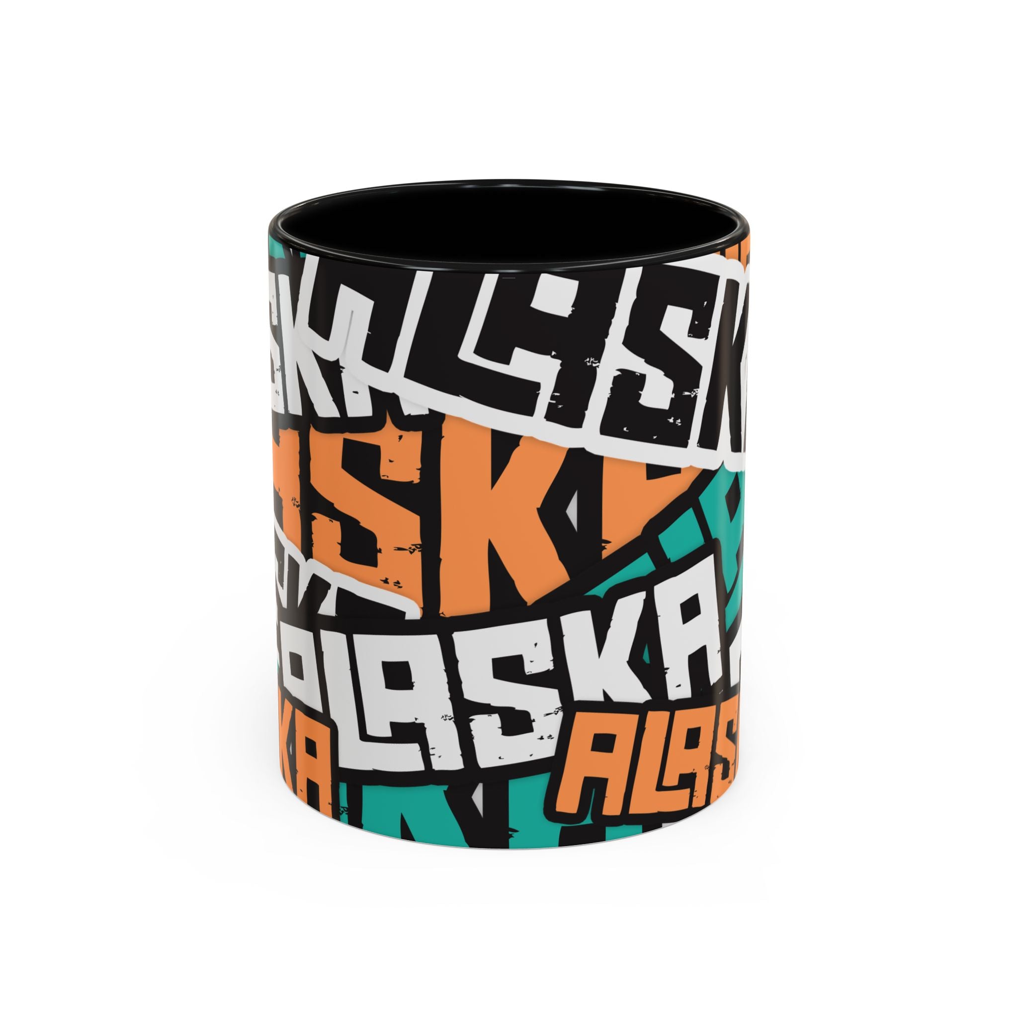 11 oz. Coffee Mug - Alaska Sticker Bomb - AK State Line™ Collection
