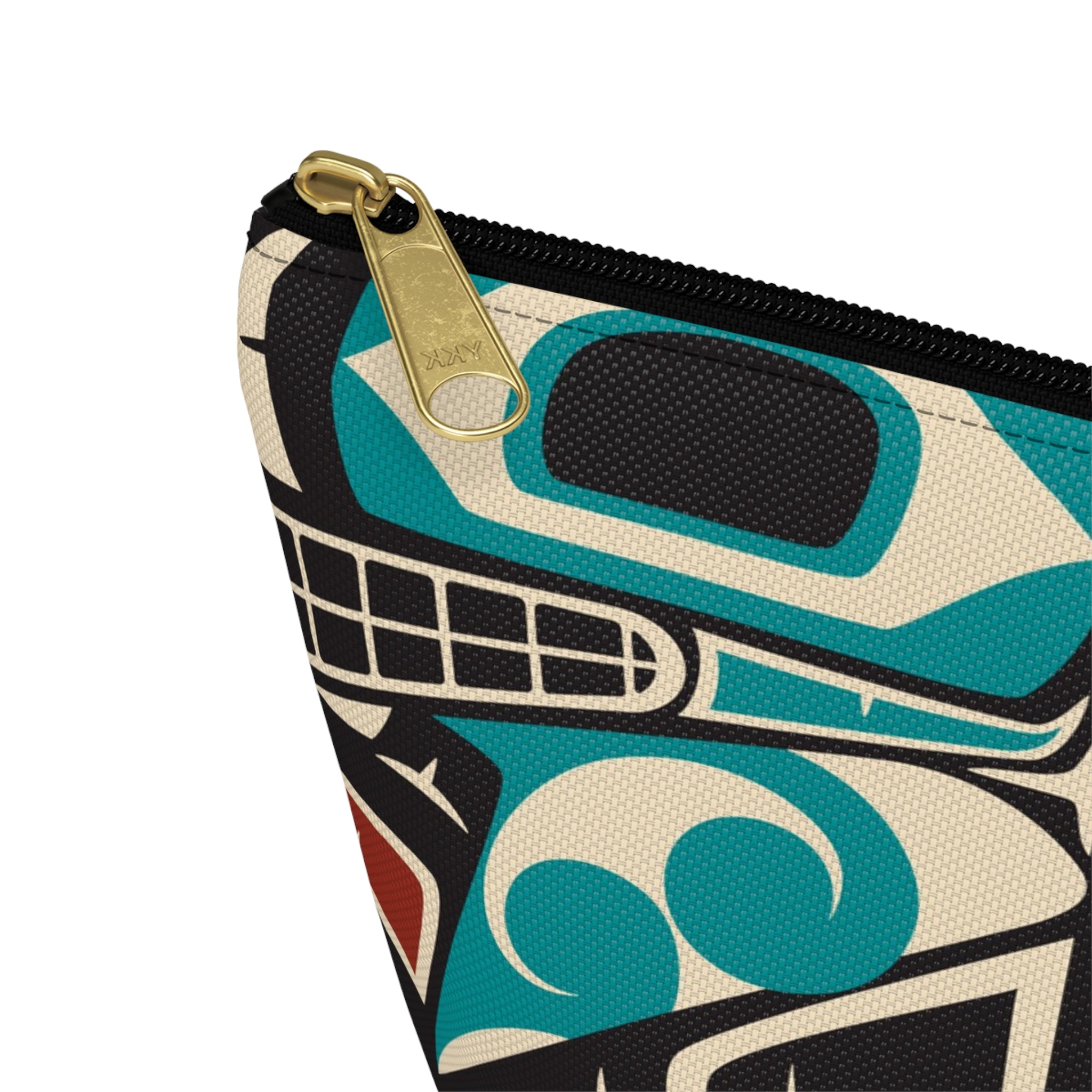 Travel Accessory Zipper Pouch - Classic Tribal Orca Print - Northern Spiritlines™
