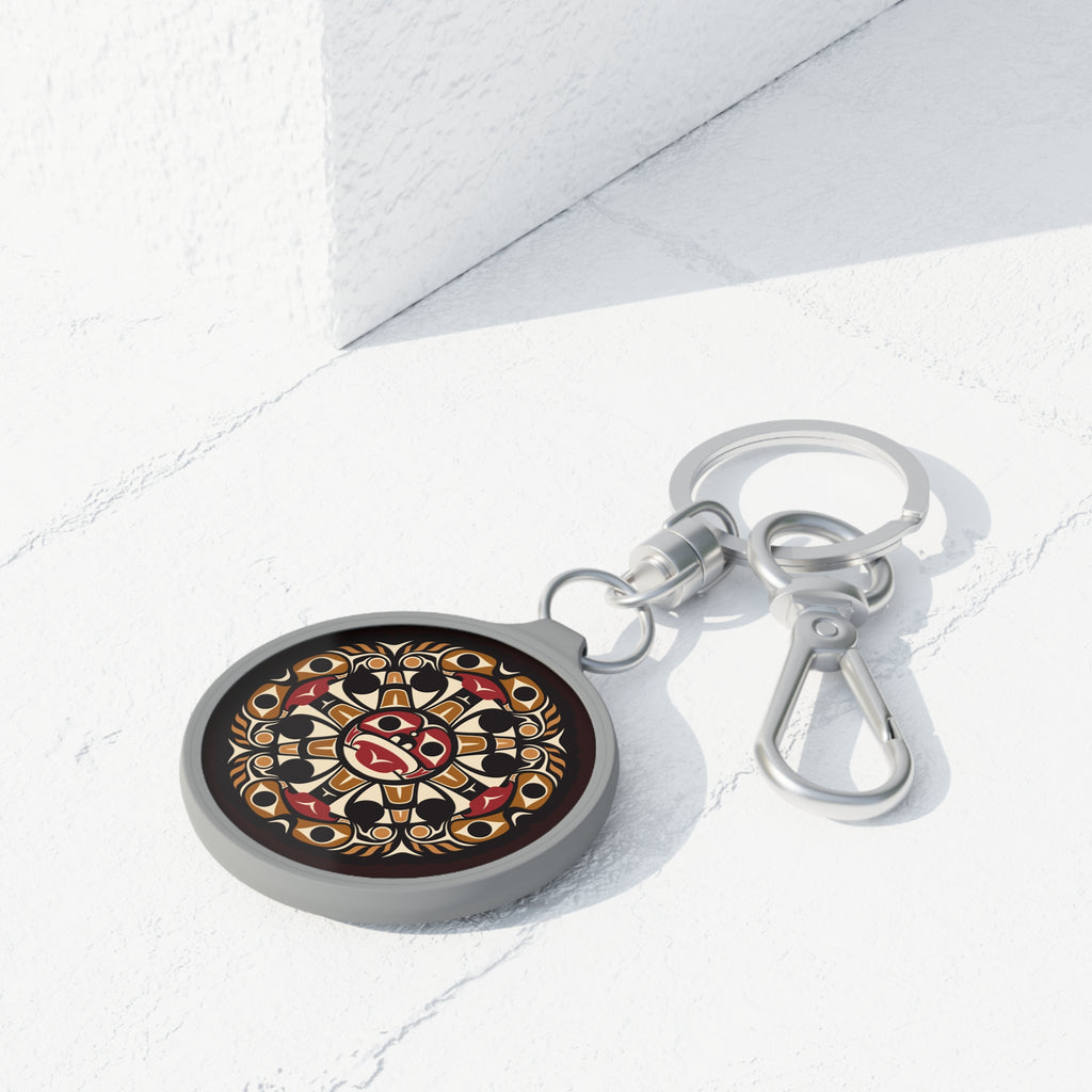 Keychain - Tribal Sun (Natural) - Northern Spiritlines™