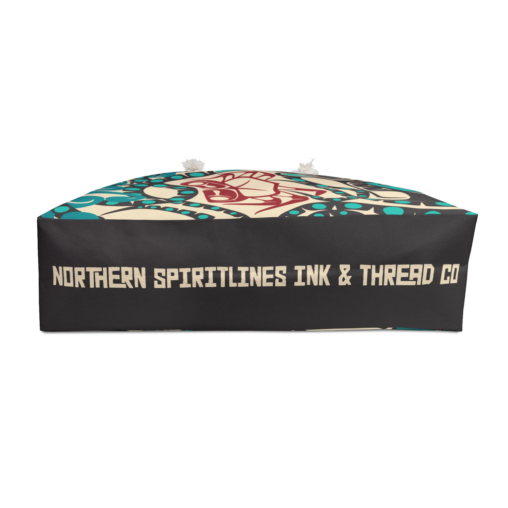 Weekender Tote Bag - Classic Tribal Octopus Print - Northern Spiritlines™