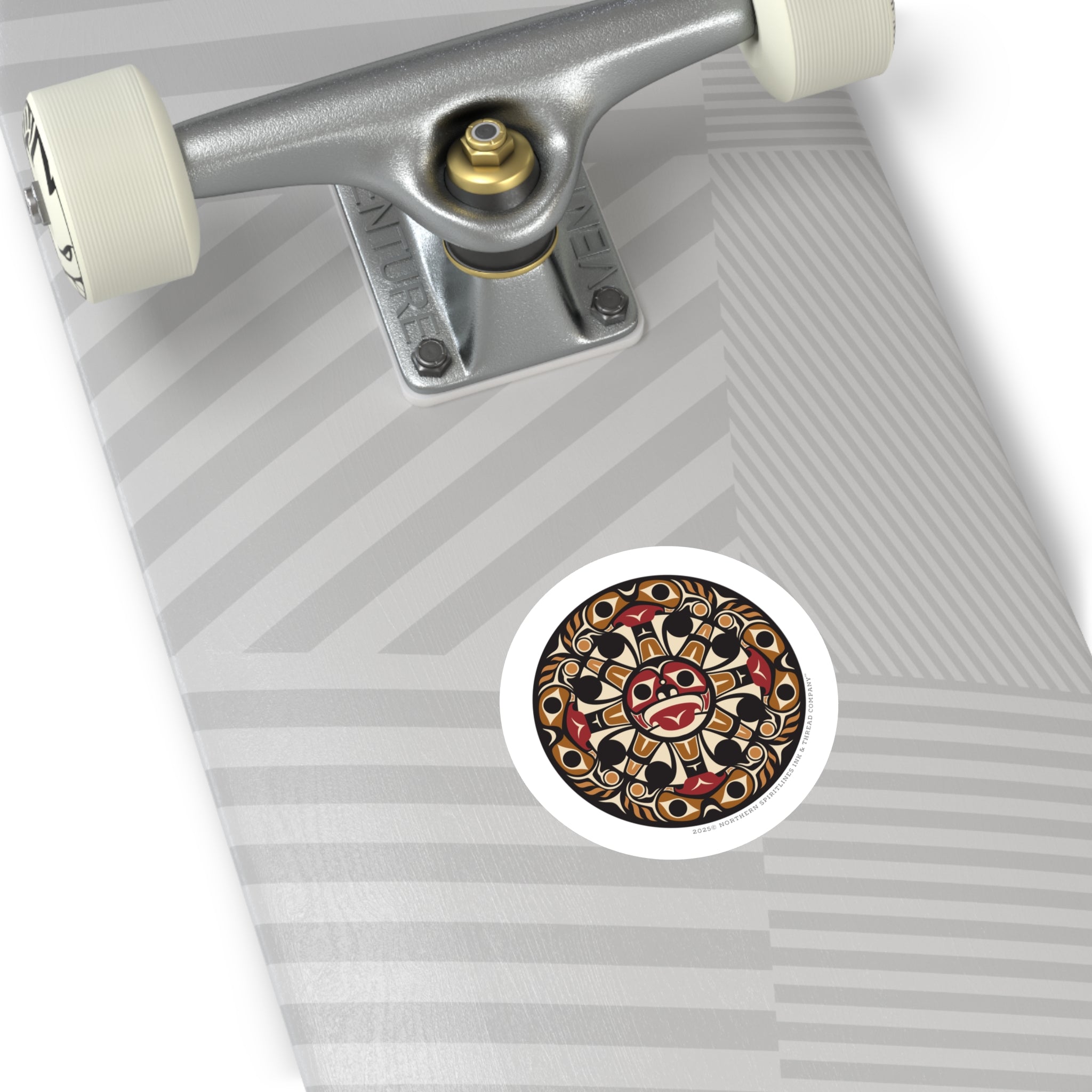 Vinyl Sticker Indoor/Outdoor - Round Tribal Sun - Northern Spiritlines™