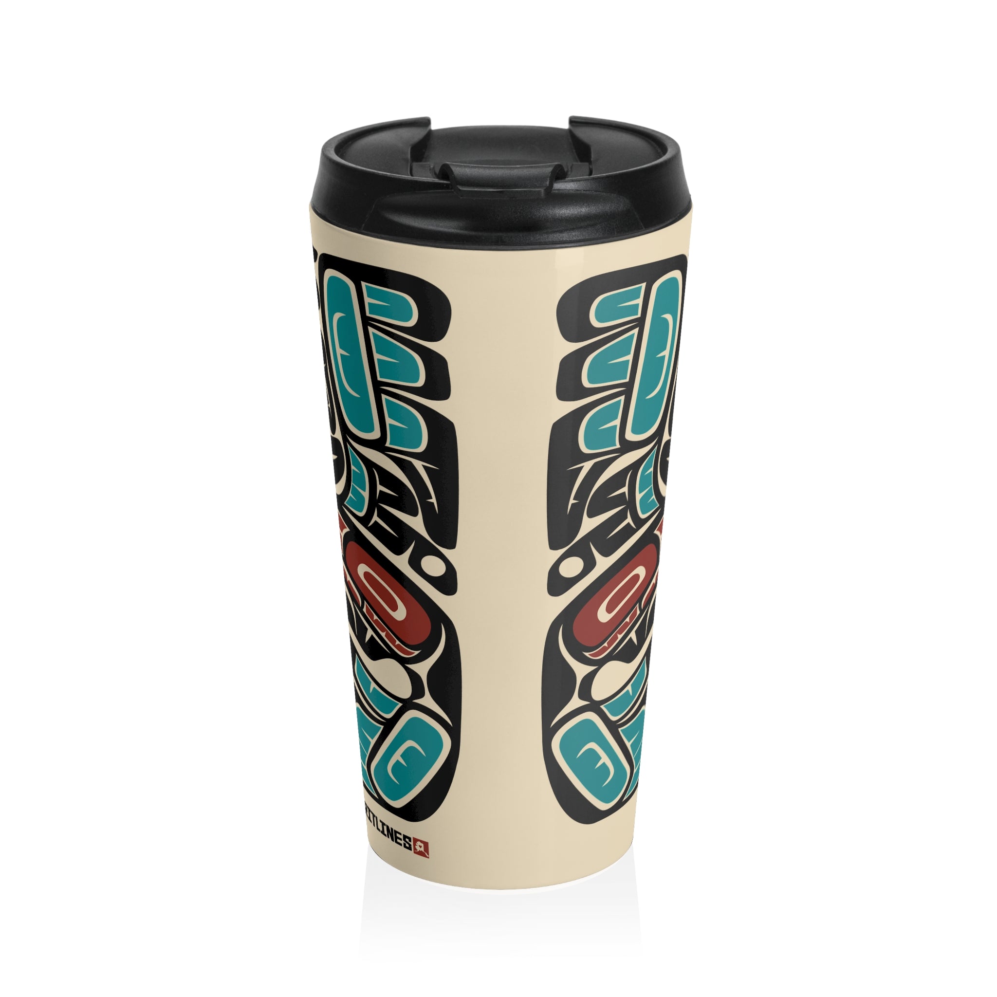 15 oz. Coffee Travel Tumbler | Classic Tribal Hummingbird | Signature Collection