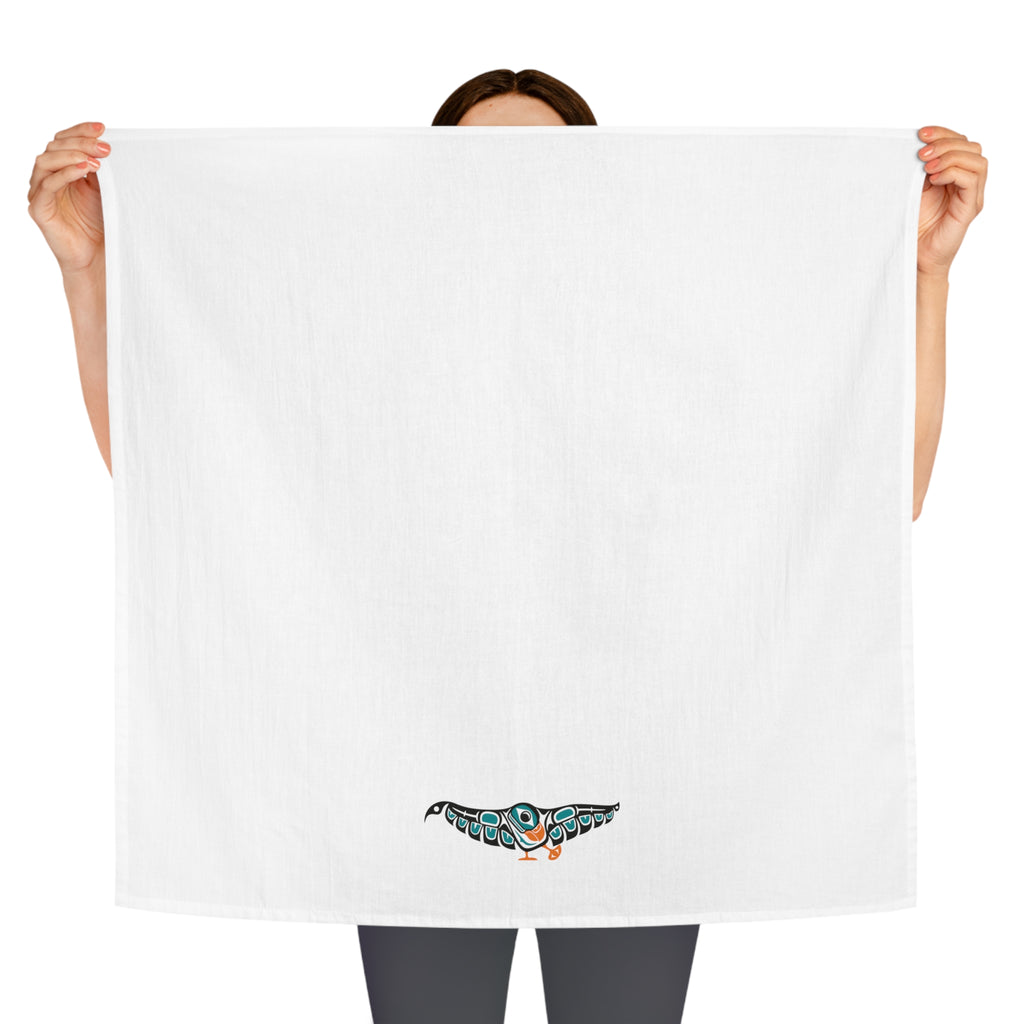 Cotton Tea Towel - Classic Tribal Puffin - Northern Spiritlines™