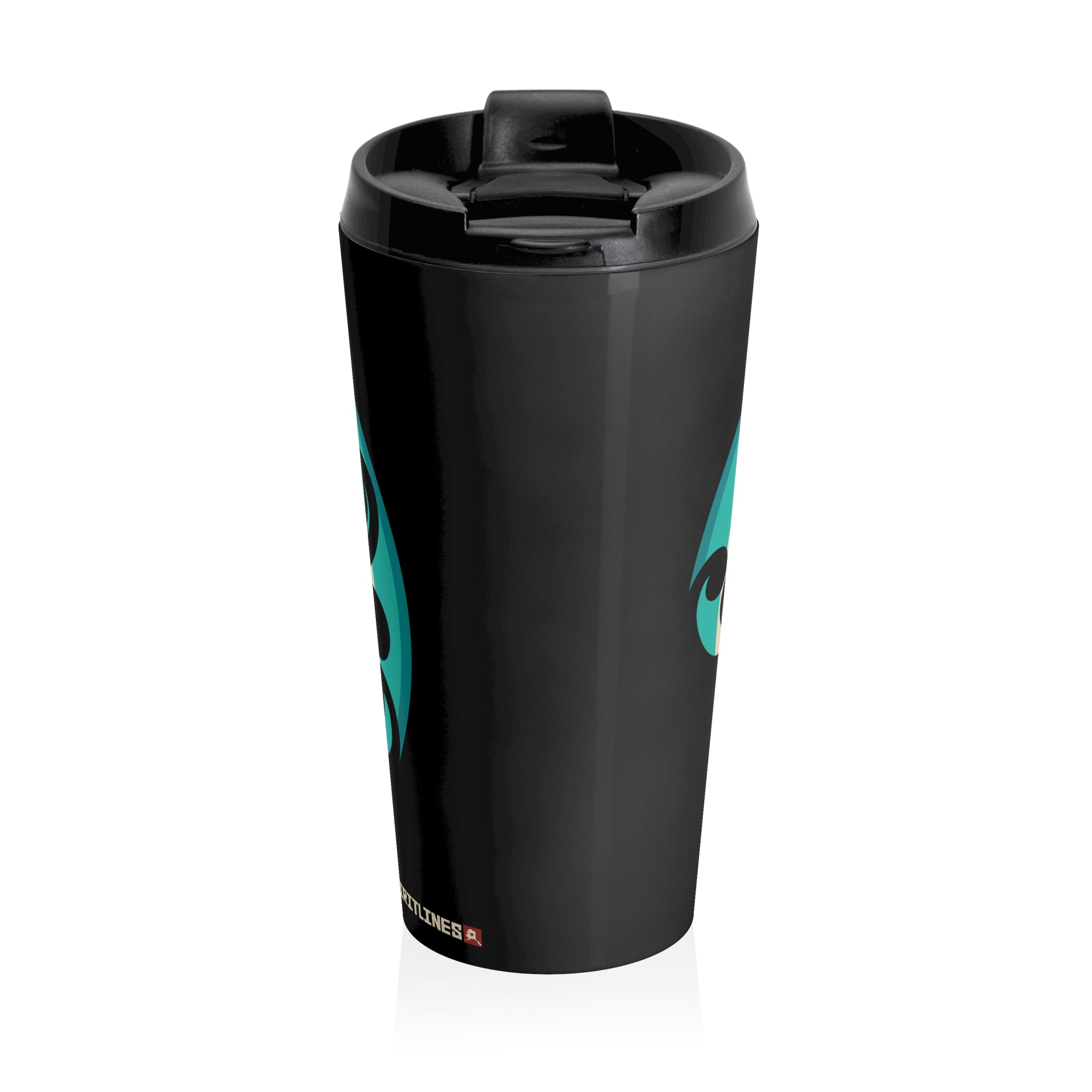 15 oz. Coffee Travel Tumbler | Classic Tribal Salmon | Signature Collection