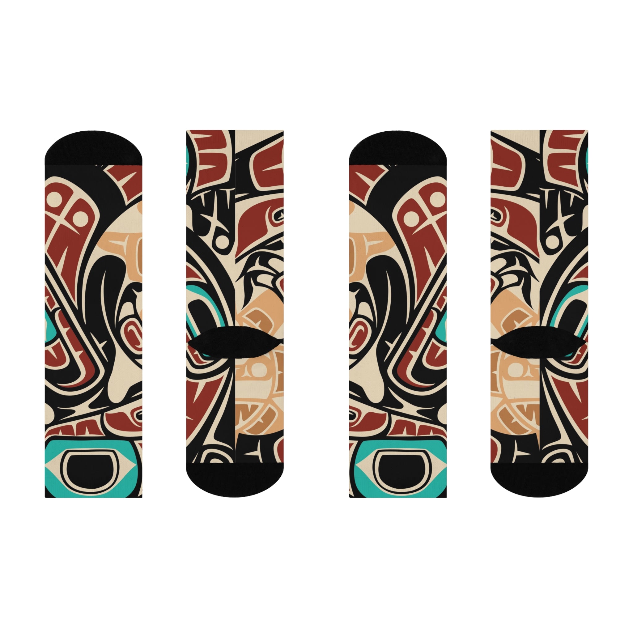 Socks | Classic Tribal Raven & Sun | Signature Collection