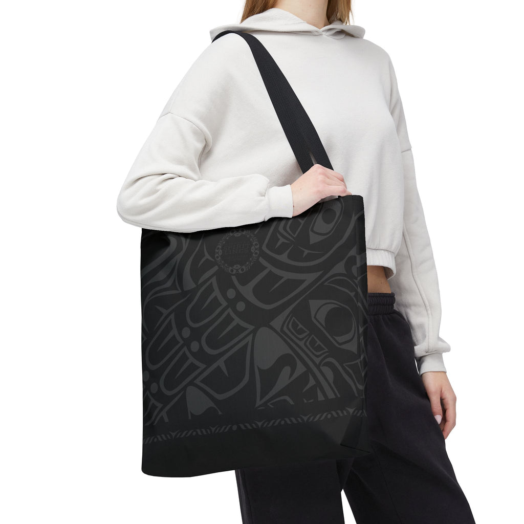 Tote Bag - Classic Tribal Smoky Print - Northern Spiritlines™