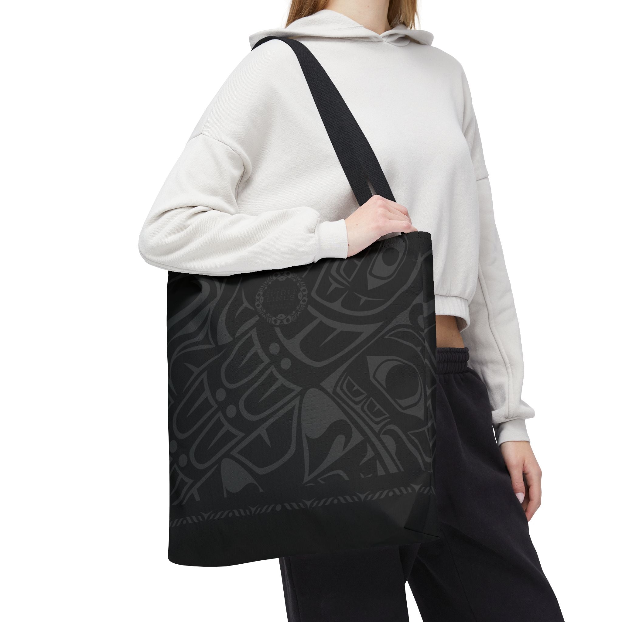 Tote Bag - Classic Tribal Smoky Print - Northern Spiritlines™