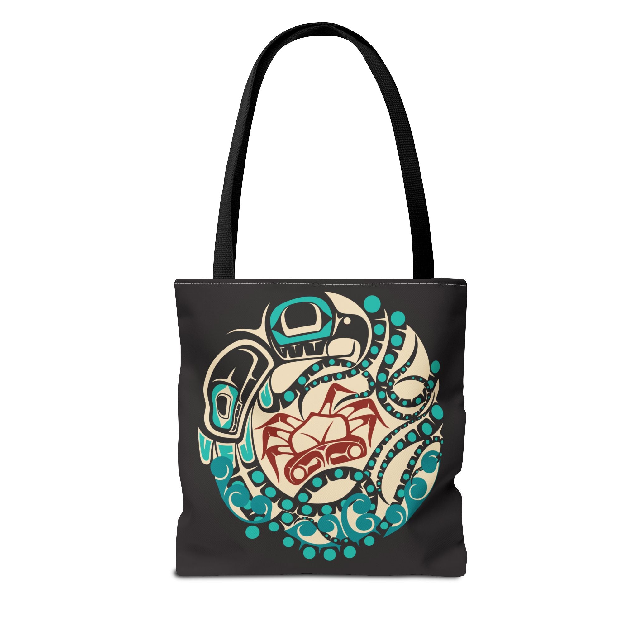 Canvas Tote Bag - Classic Tribal Octopus Print - Northern Spiritlines™