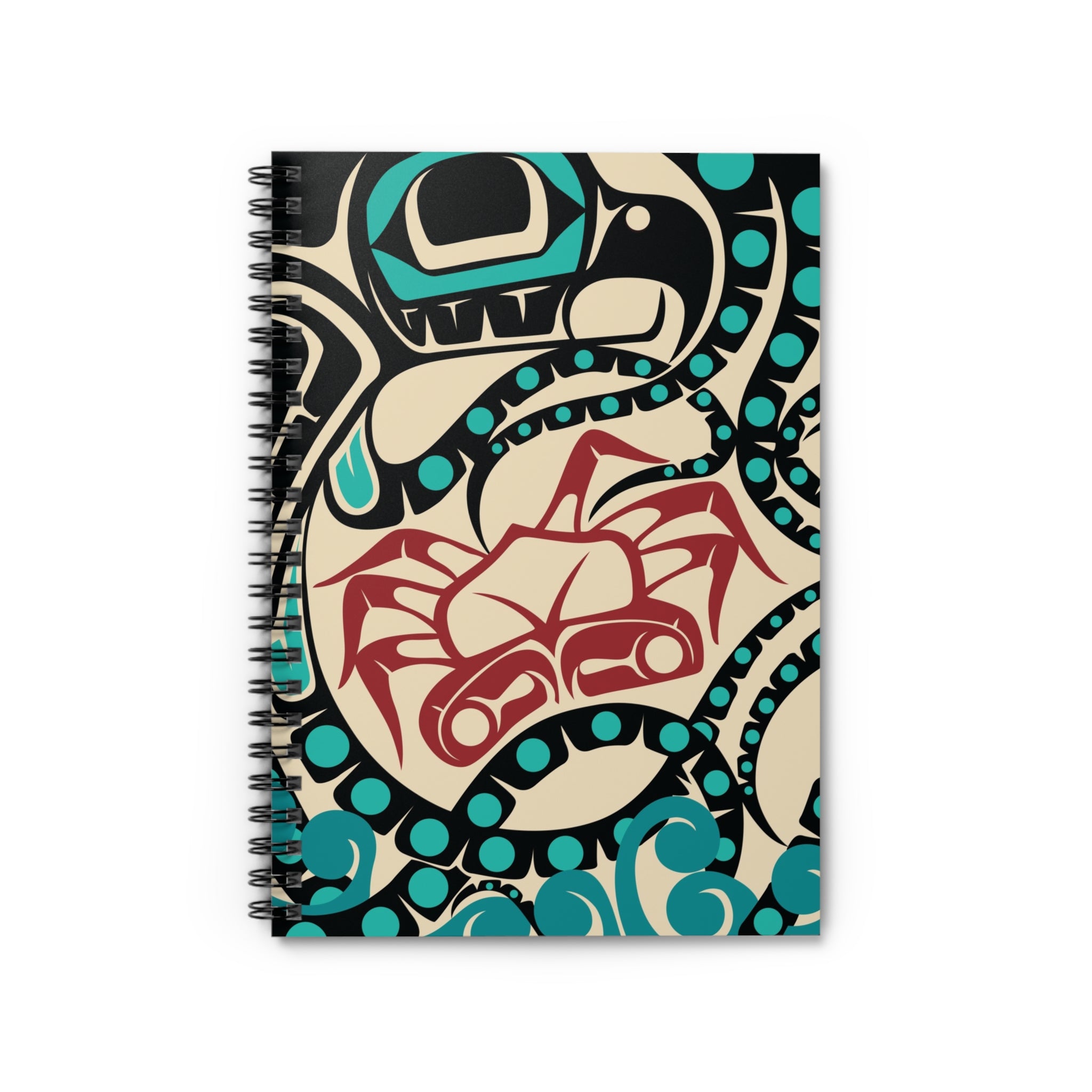 Journal - Spiral Bound | Classic Tribal Octopus | Signature Collection