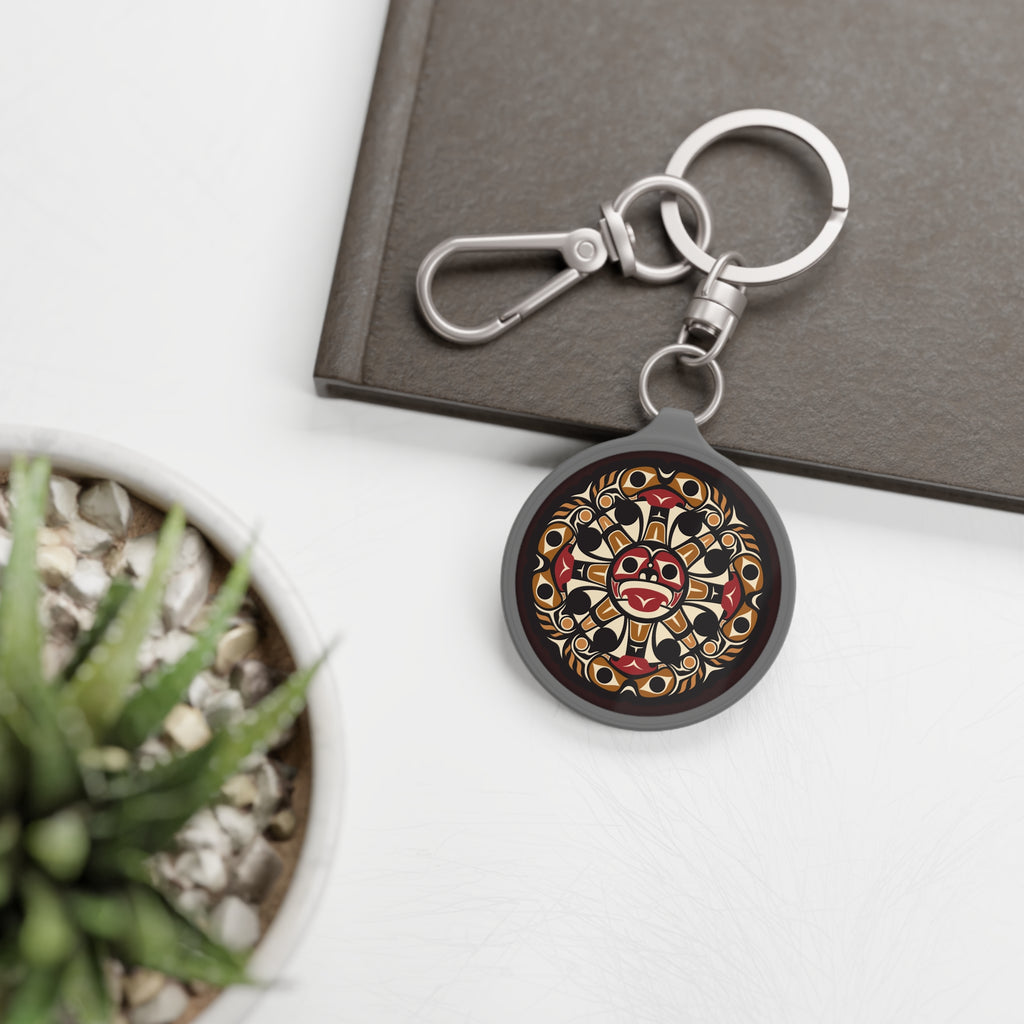 Keychain - Tribal Sun (Natural) - Northern Spiritlines™