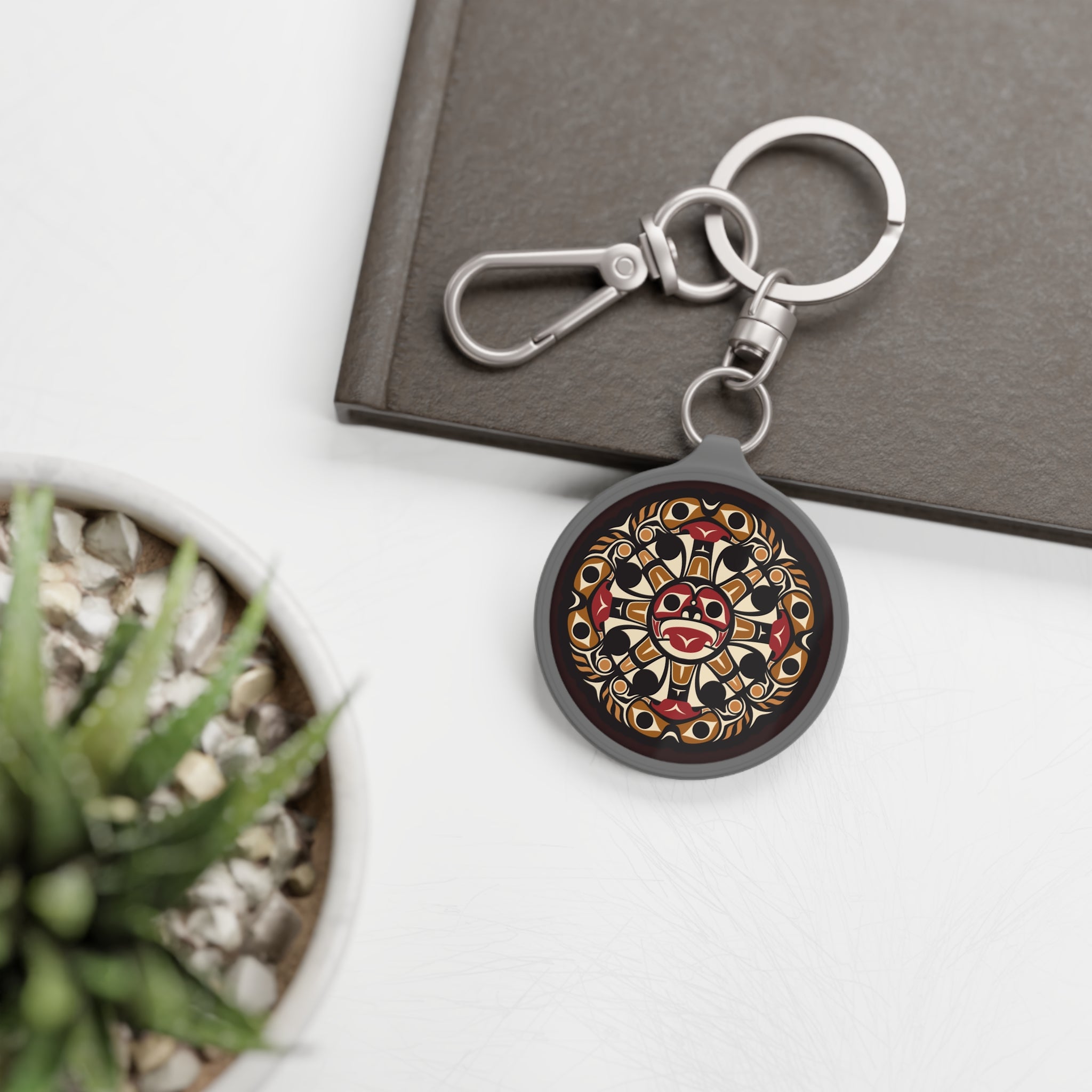 Keychain - Tribal Sun (Natural) - Northern Spiritlines™
