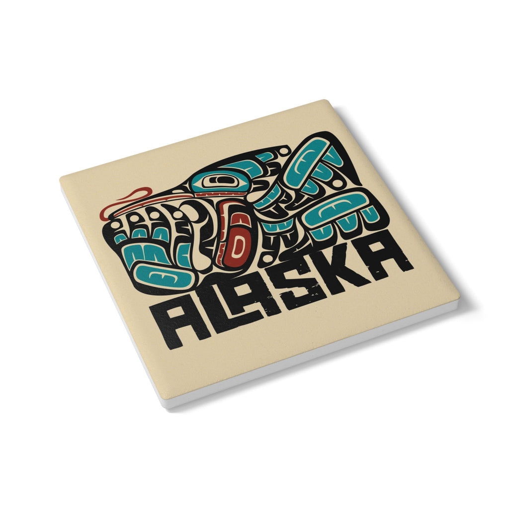 Ceramic Coaster | Alaska Tribal Hummingbird | Stateline Collection