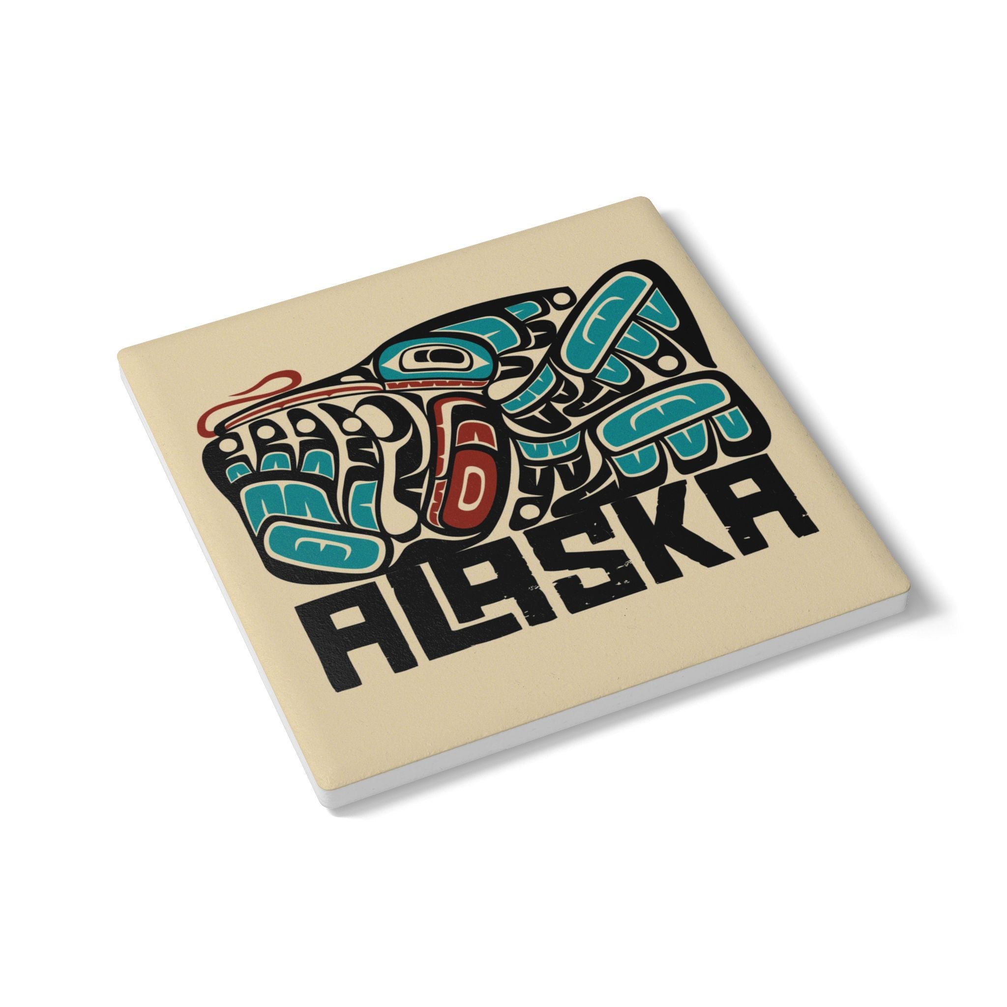 Ceramic Coaster | Alaska Tribal Hummingbird | Stateline Collection