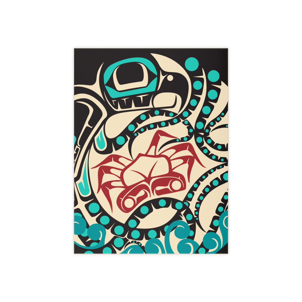Ceramic Tile - Classic Tribal Octopus - Northern Spiritlines™