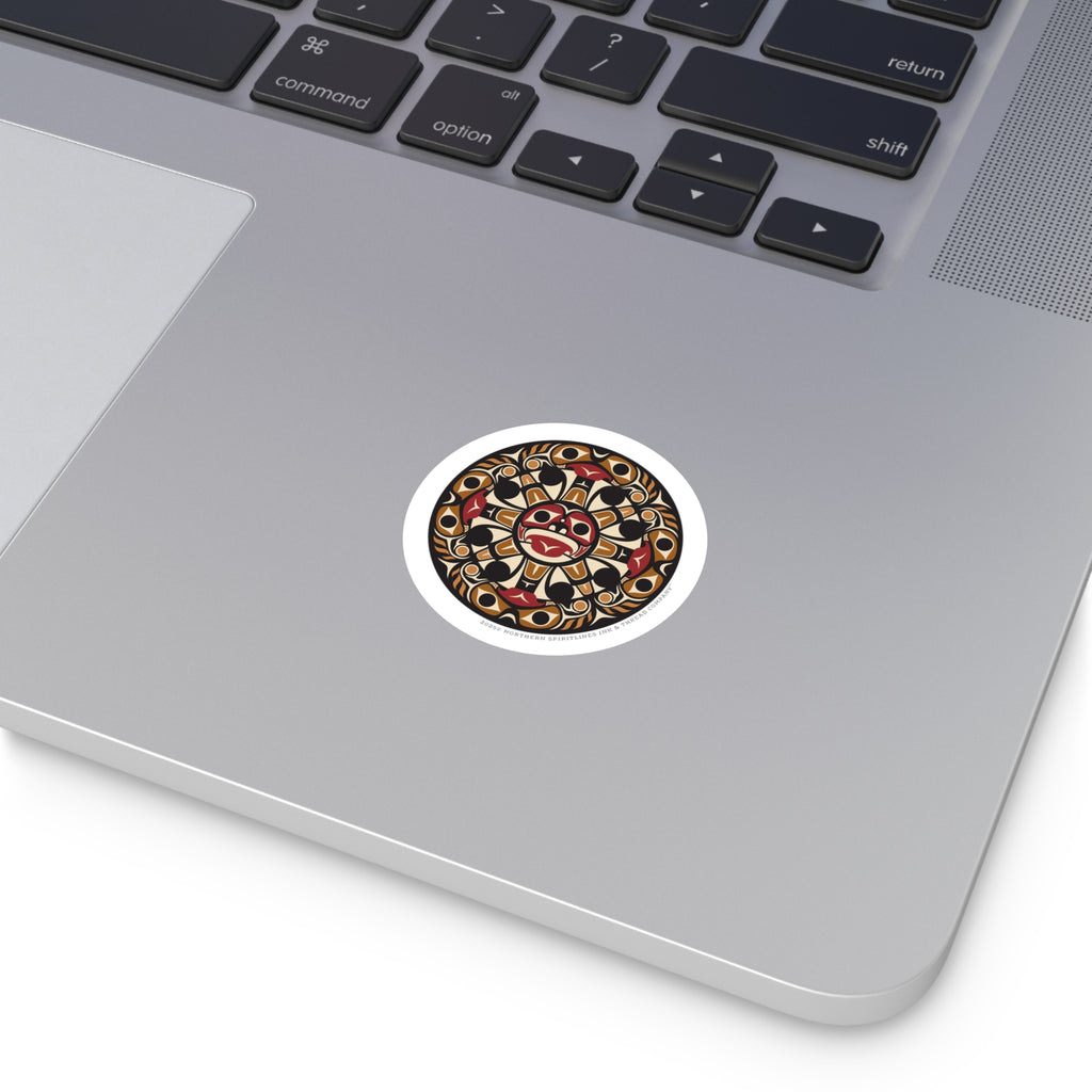 Vinyl Sticker Indoor/Outdoor - Round Tribal Sun - Northern Spiritlines™