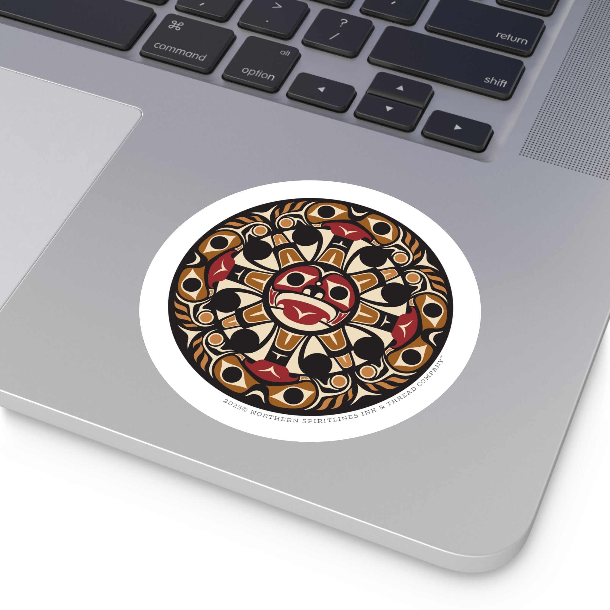 Vinyl Sticker Indoor/Outdoor - Round Tribal Sun - Northern Spiritlines™