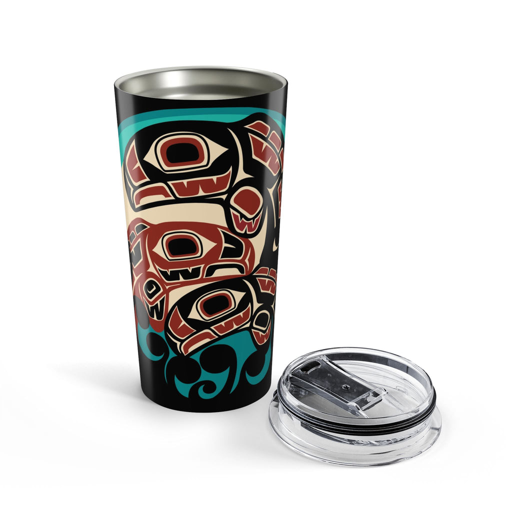 20 oz. Travel Tumbler | Classic Tribal Salmon | Signature Collection