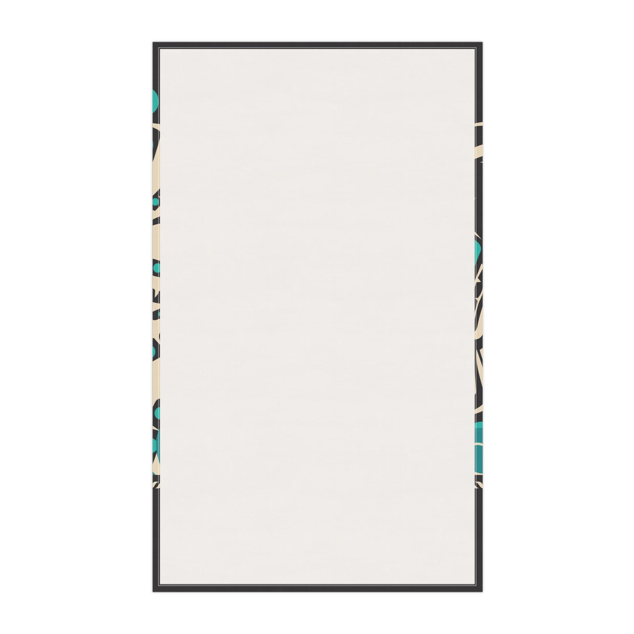 Cotton Twill Tea Towel - Rustic Alaska Tribal Octopus - AK State Line™ Collection