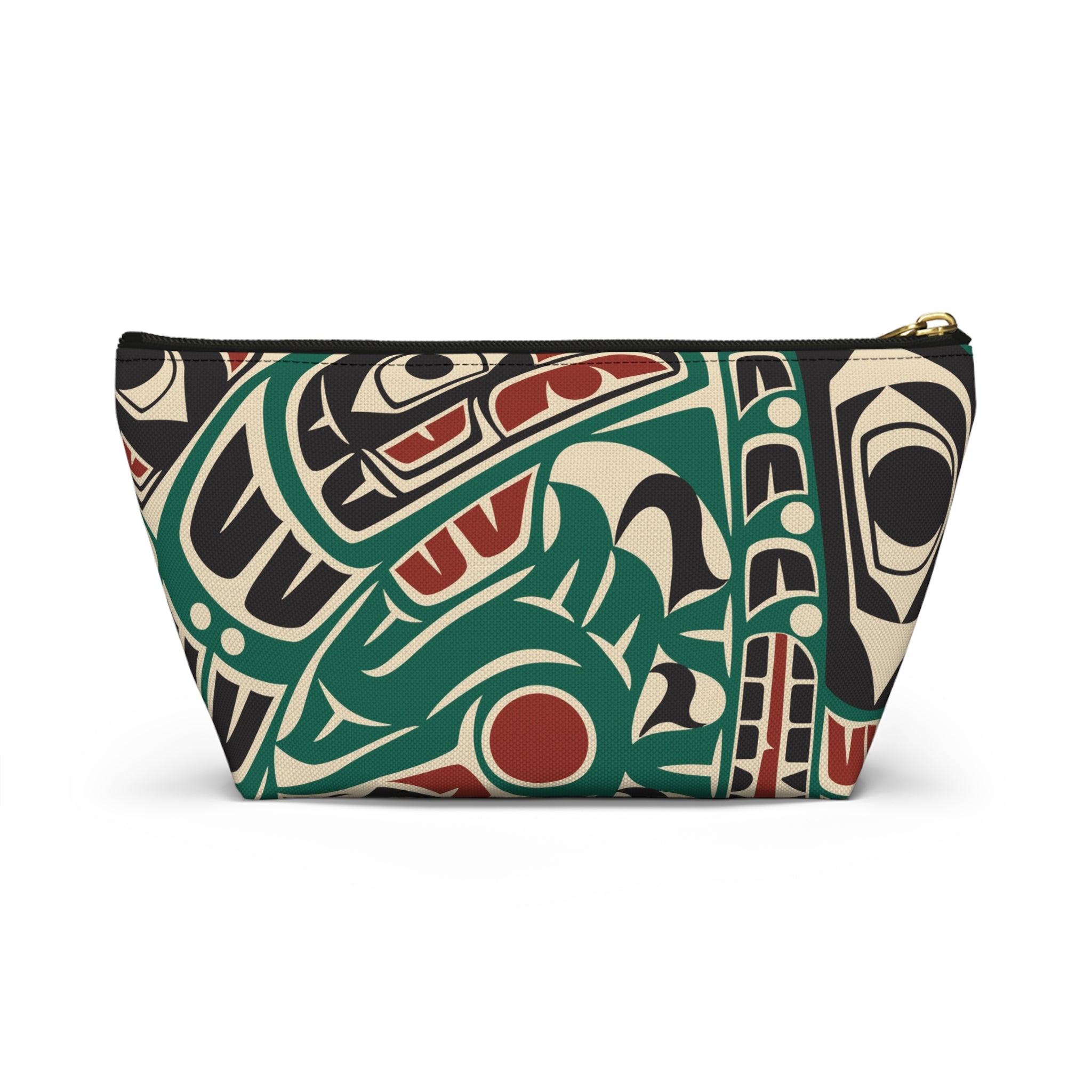 Travel Accessory Zipper Pouch - Classic Tribal Sea Monster - Northern Spiritlines™