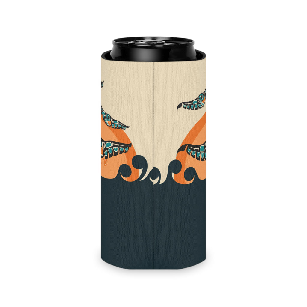 Insulated Can Cooler Koozie (Regular & Slim) Classic Tribal Puffins - Northern Spiritlines™