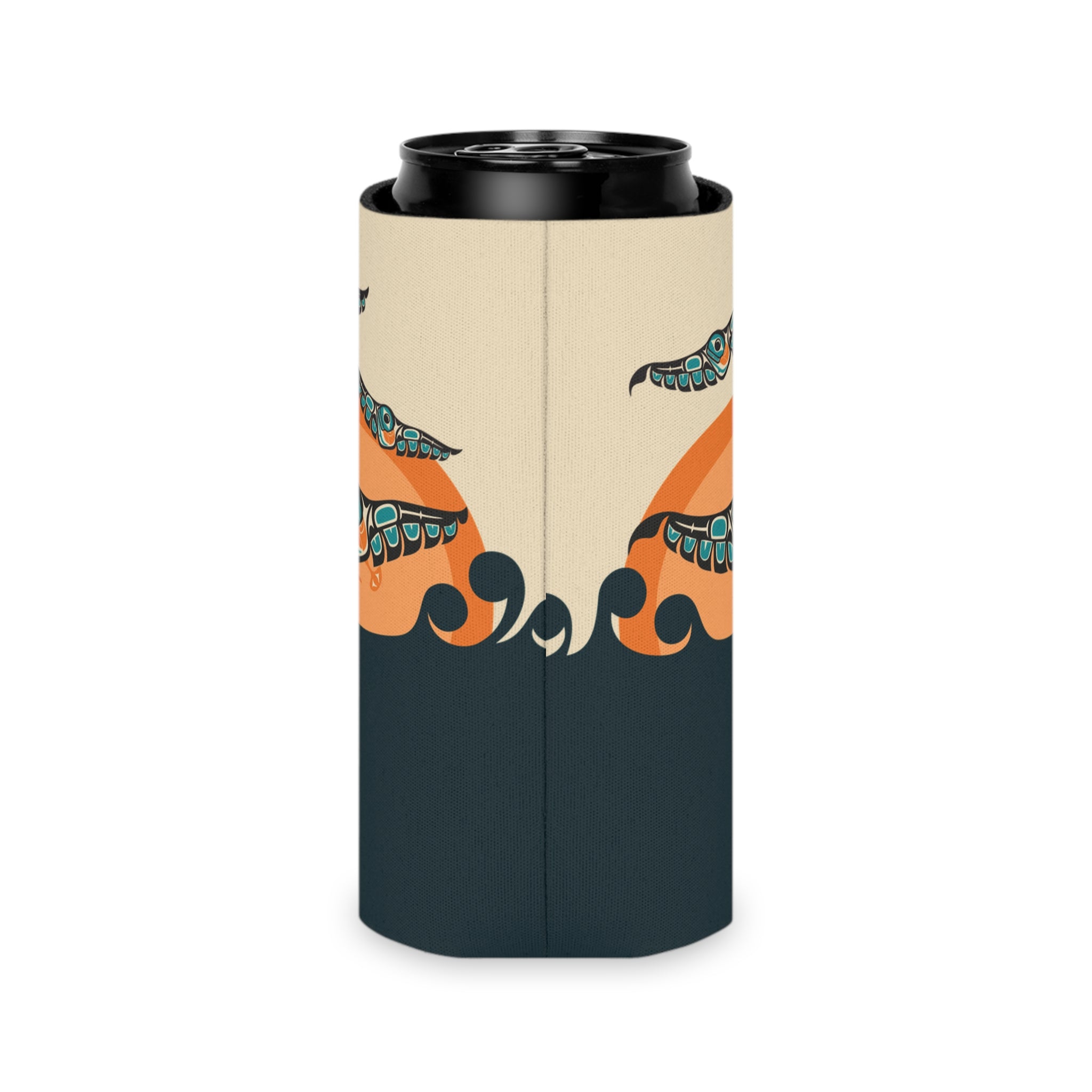 Insulated Can Cooler Koozie (Regular & Slim) Classic Tribal Puffins - Northern Spiritlines™
