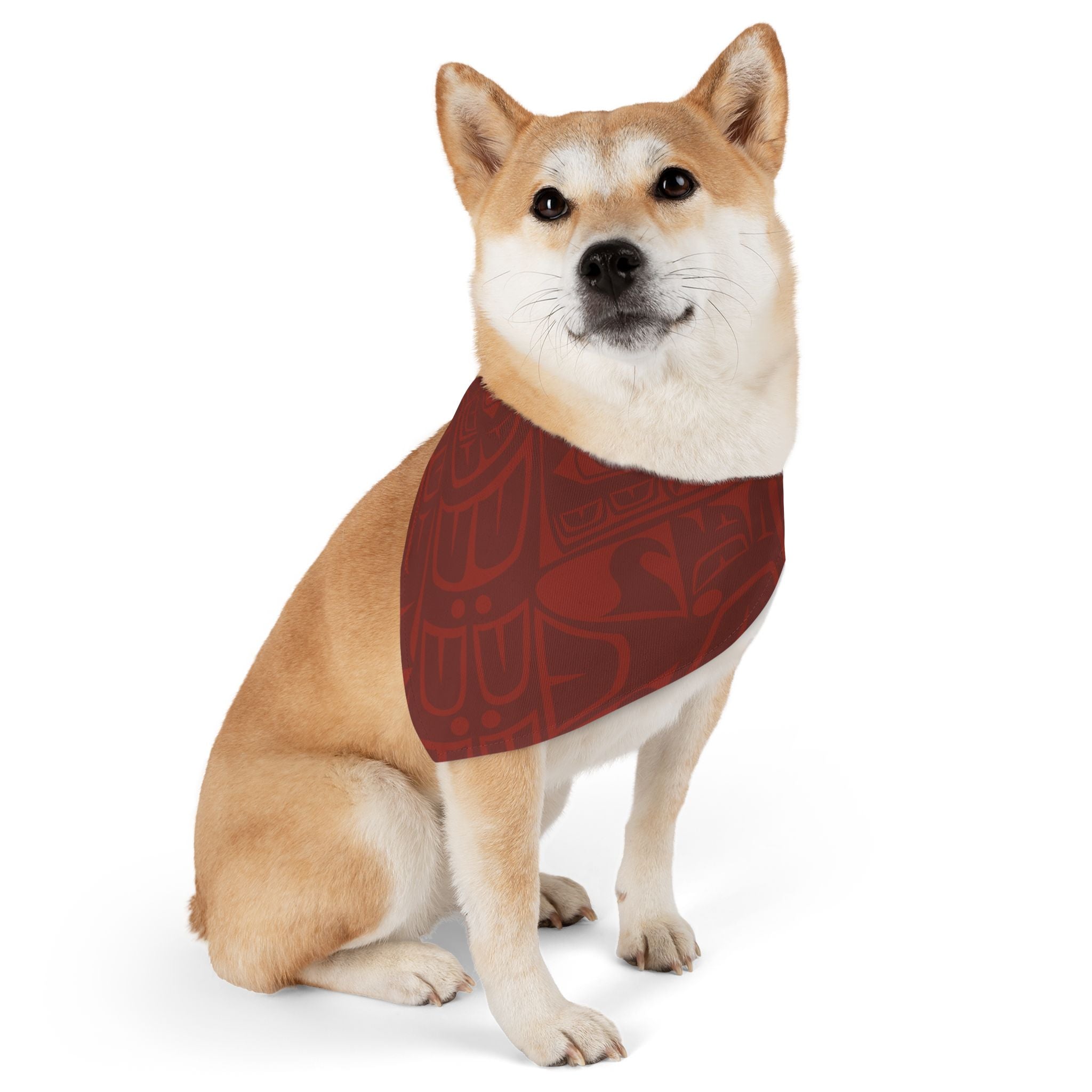 Pet Bandana Collar - Classic Tribal Print (Red) Northern Spiritlines™