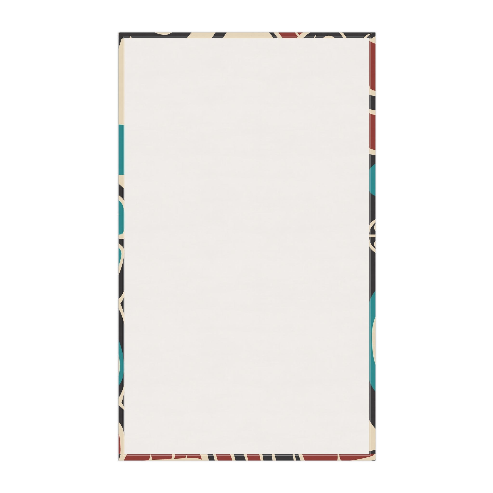 Cotton Twill Tea Towel - Classic Tribal Orca - Northern Spiritlines™