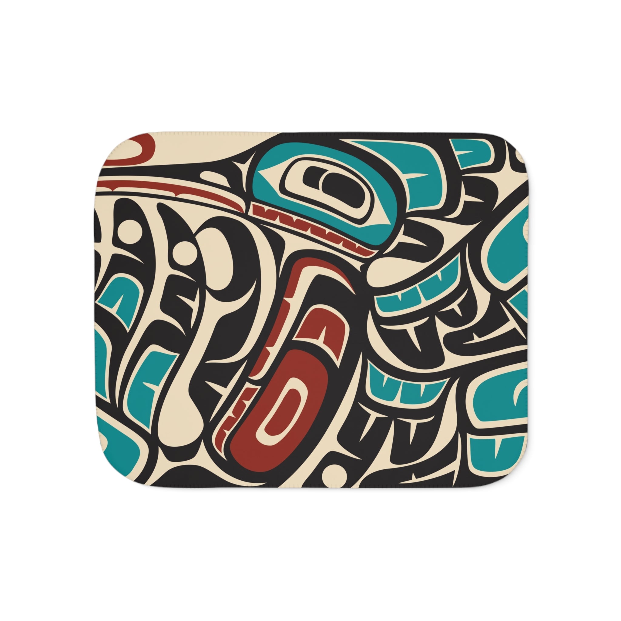 Sherpa Fleece Blanket - Classic Tribal Hummingbird - Northern Spiritlines™