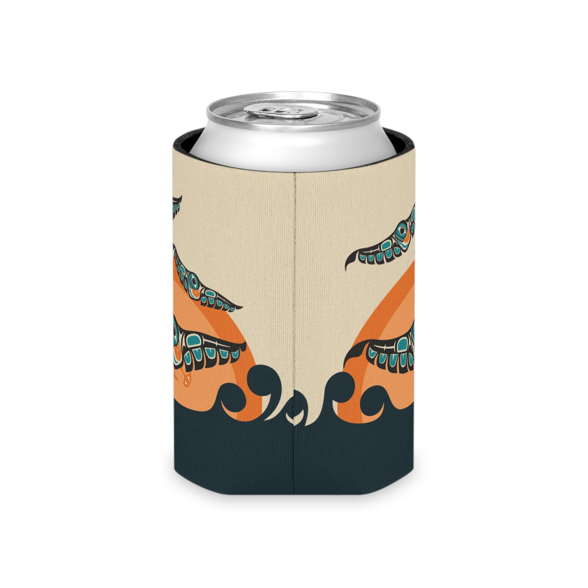 Insulated Can Cooler Koozie (Regular & Slim) Classic Tribal Puffins - Northern Spiritlines™