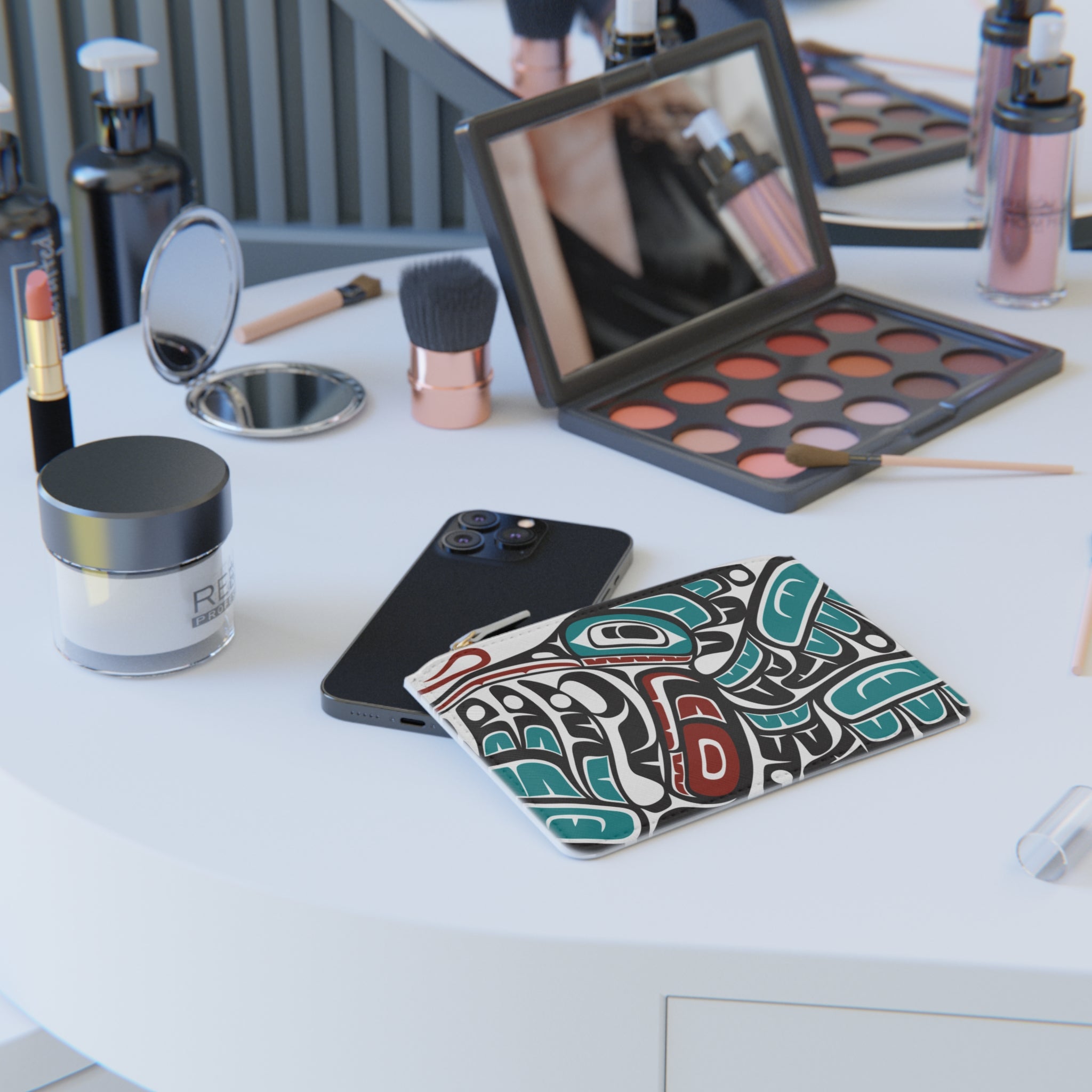 Mini Clutch Bag/Wallet - Classic Tribal Hummingbird - Northern Spiritlines™