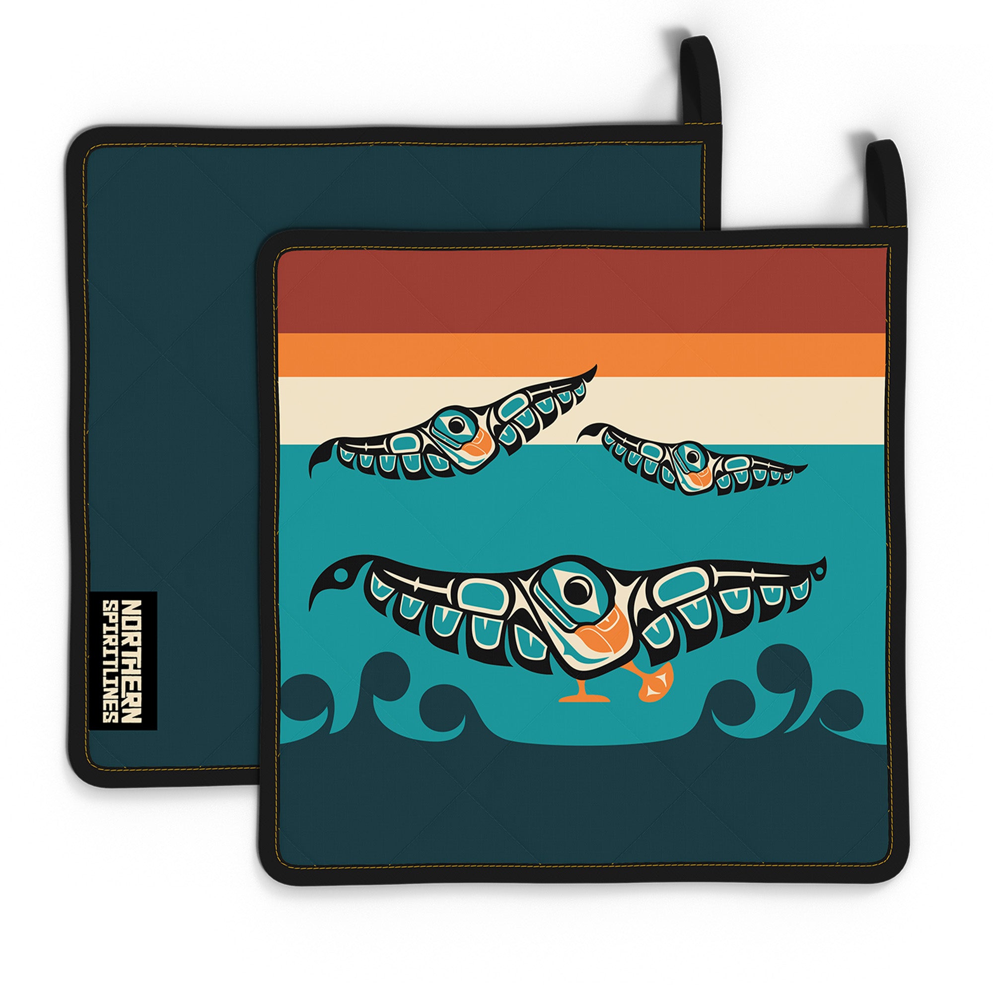 Hot Pad | Classic Tribal Puffins | Signature Collection