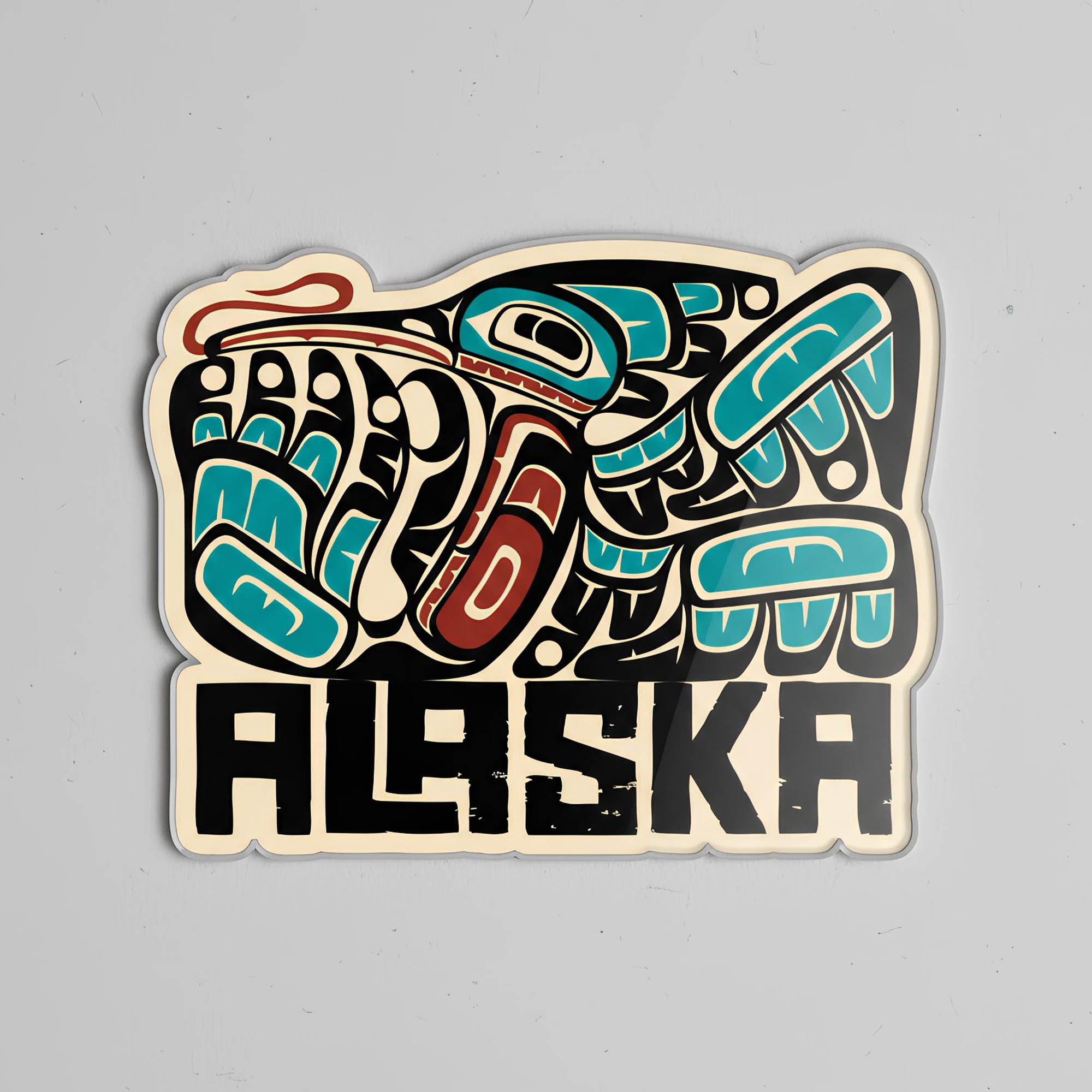 Acrylic Die Cut Magnet | Alaska Tribal Hummingbird | Stateline™ Collection