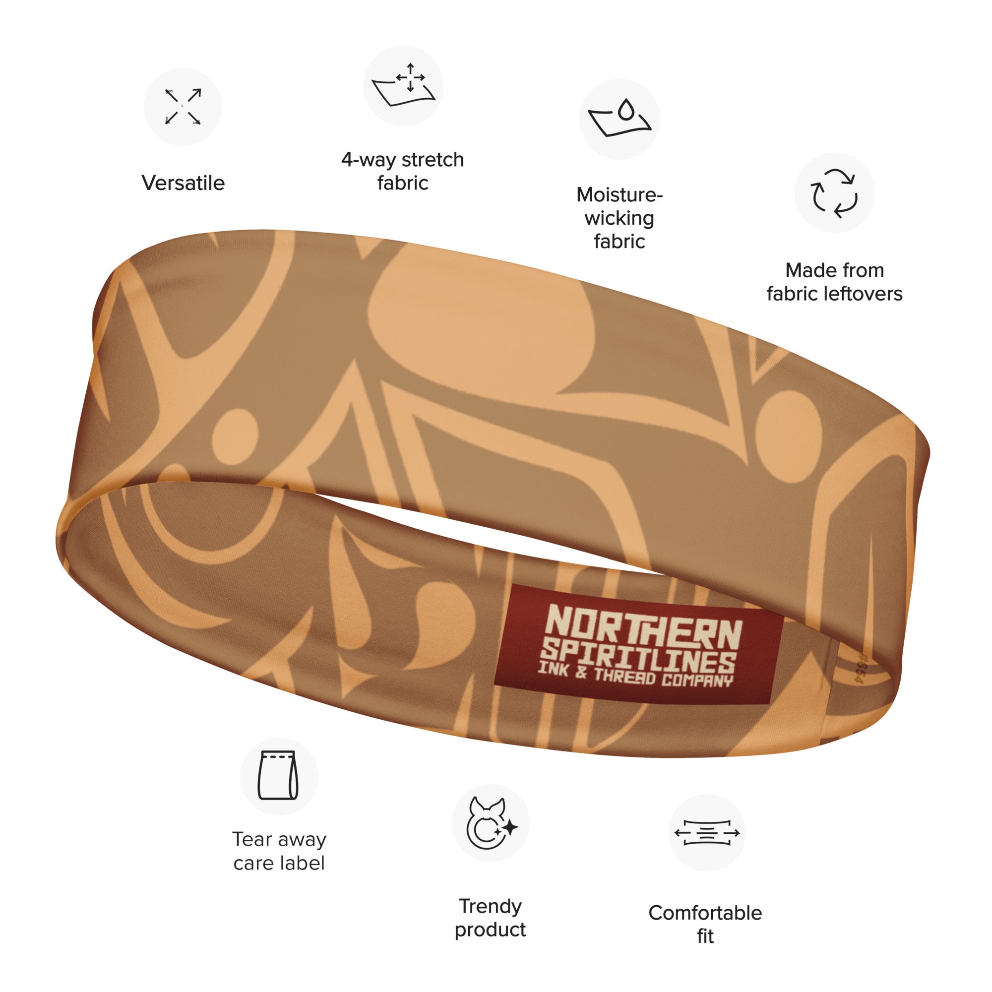 Headband - Classic Tribal Print in Gold Rush - Northern Spiritlines™