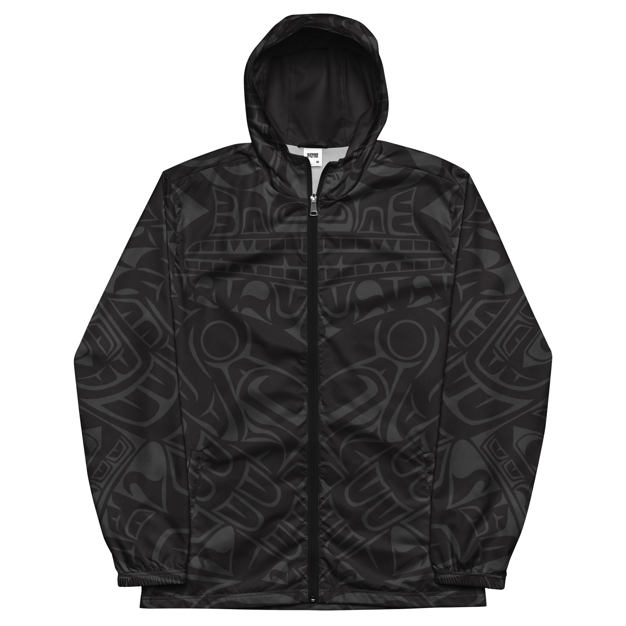 Unisex Windbreaker - Classic Tribal Smoky Print - Northern Spiritlines™
