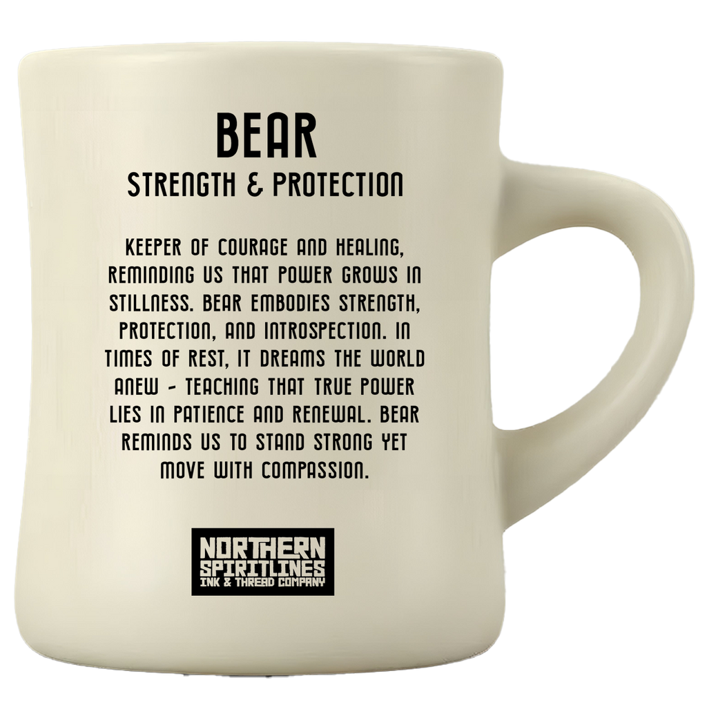 Ceramic Coffee Mug | The Bear & Salmon | Spirit Storytellers™ Series