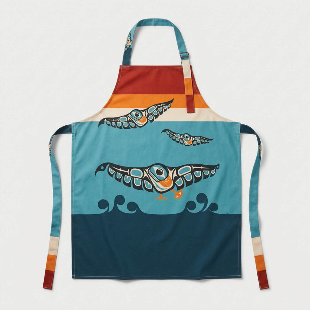 Apron | Classic Tribal Puffins | Signature Collection