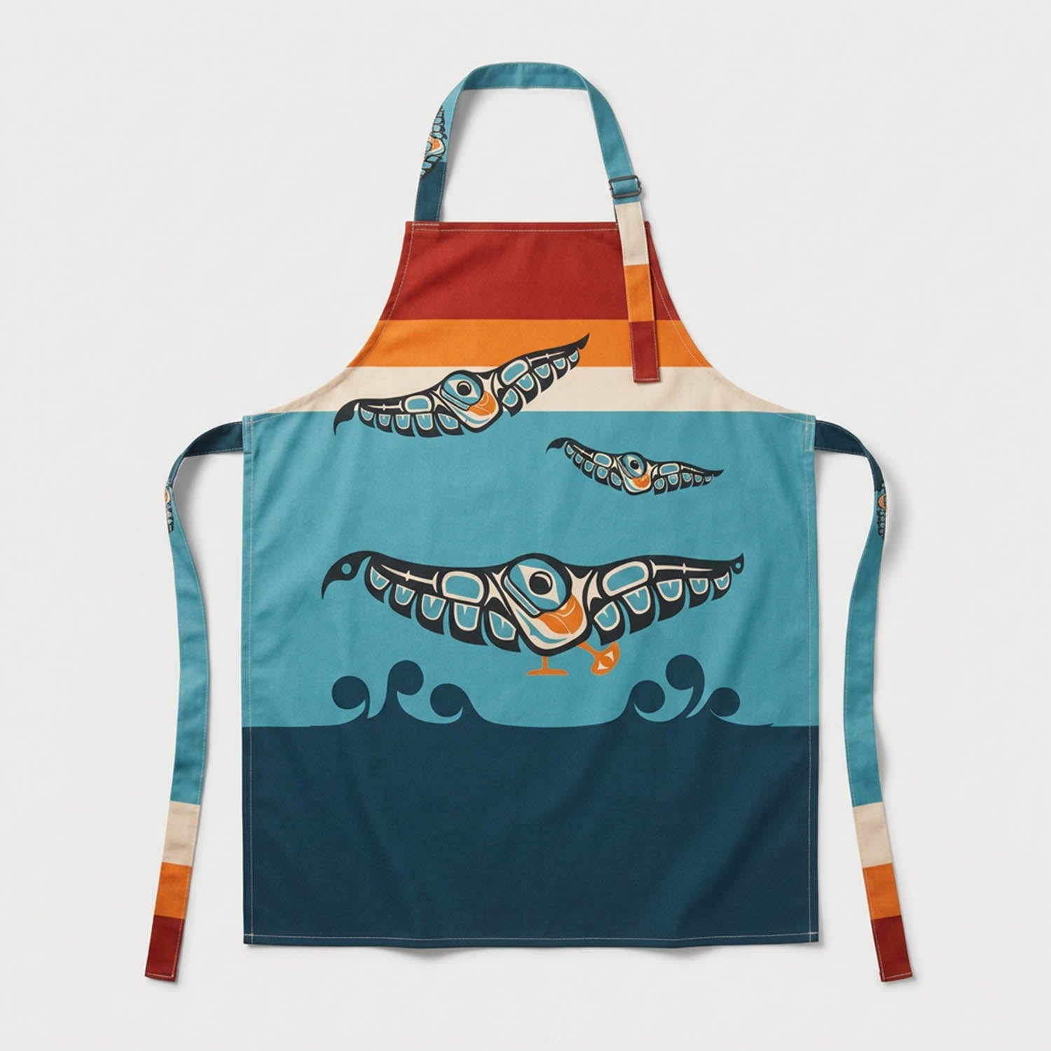 Apron | Classic Tribal Puffins | Signature Collection