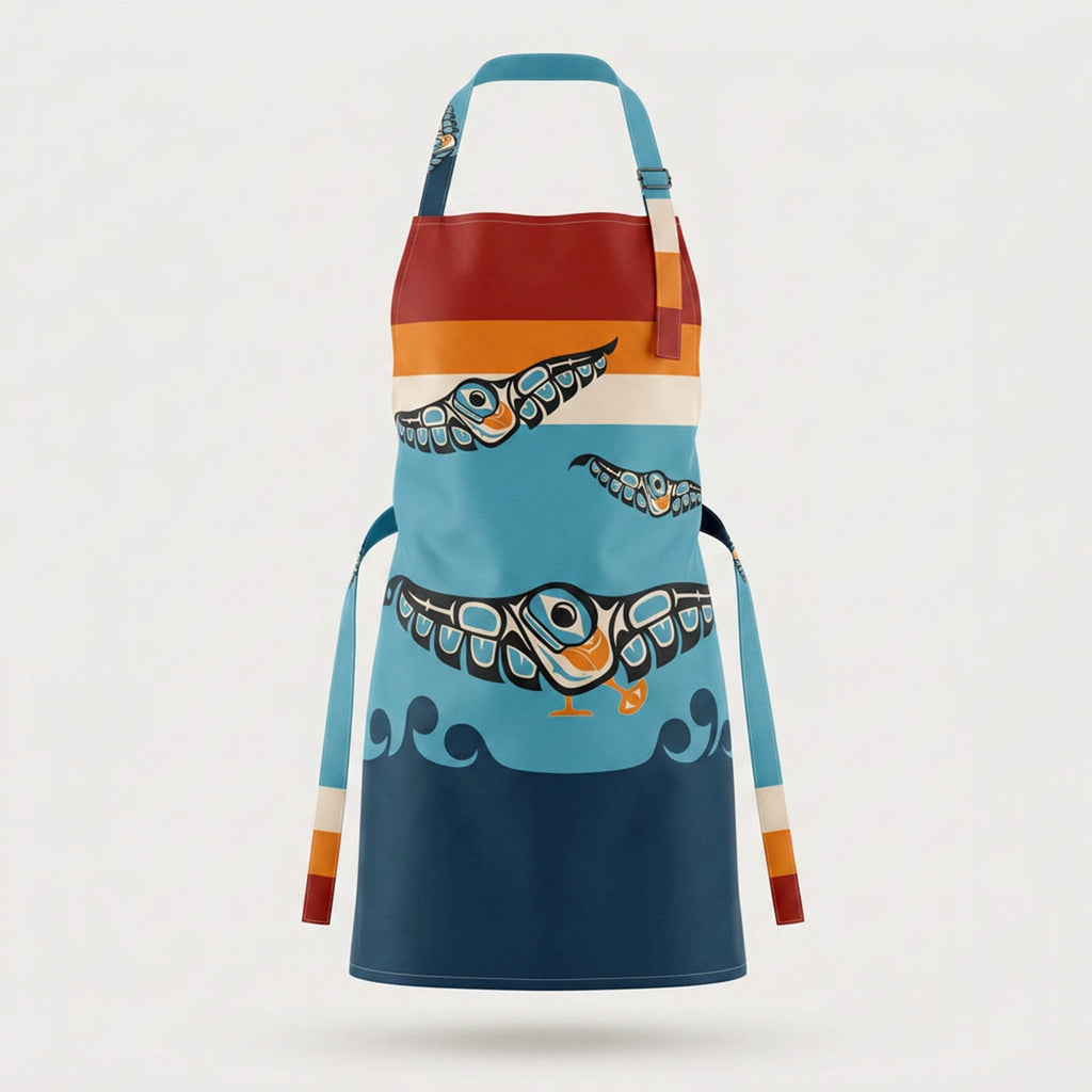 Apron | Classic Tribal Puffins | Signature Collection