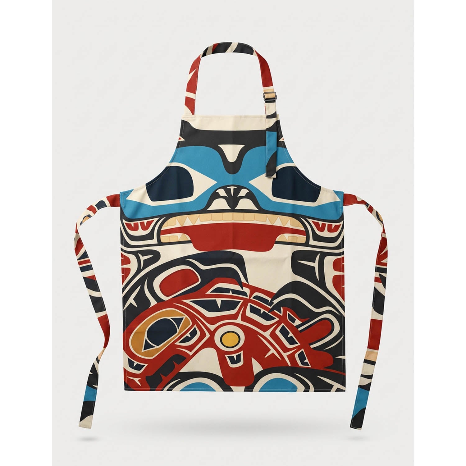 Apron | Classic Tribal Bear & Salmon | Signature Collection