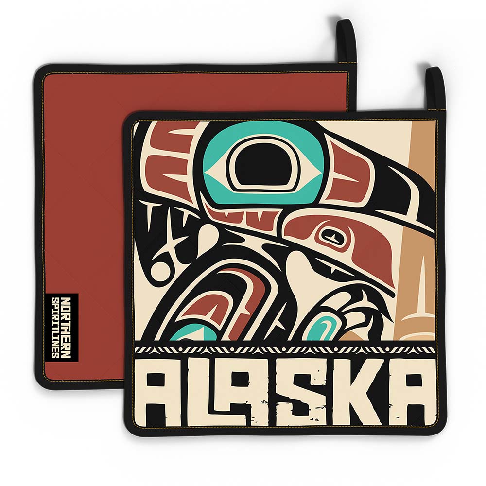 Hot Pad | Alaska Tribal Raven & Sun | Stateline™ Collection