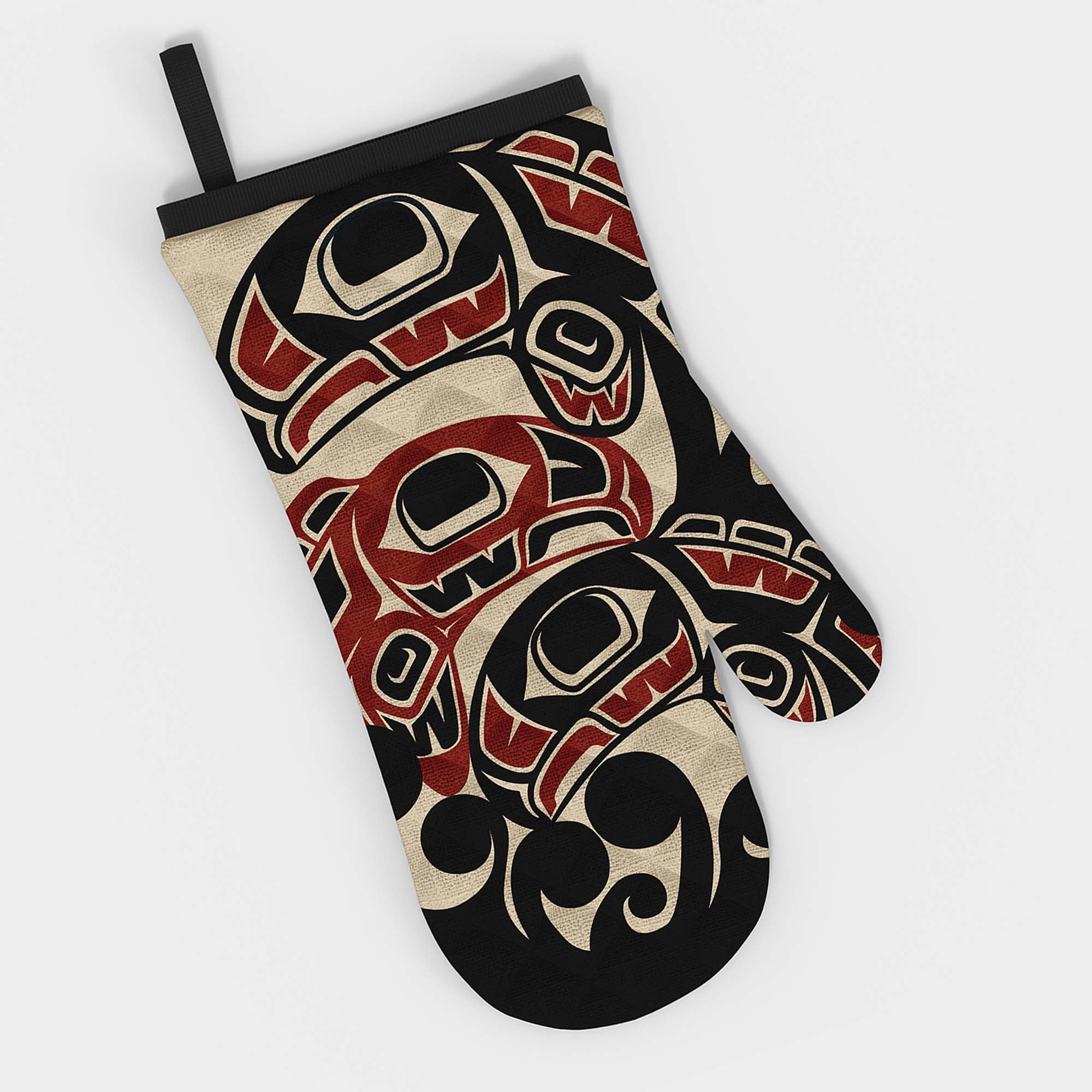 Oven Mitt | Classic Tribal Salmon | Signature Collection