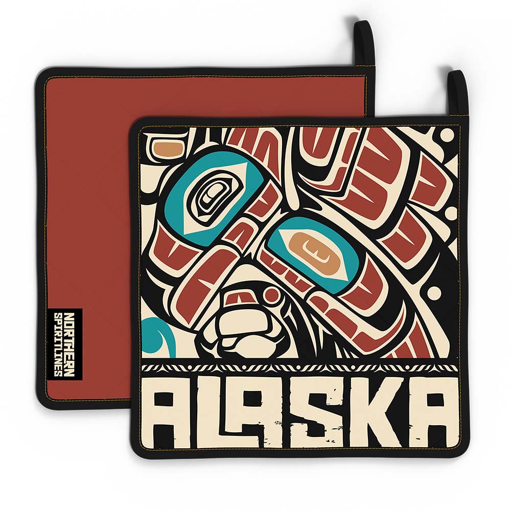 Hot Pad | Alaska Tribal Eagle & Salmon | Stateline™ Collection