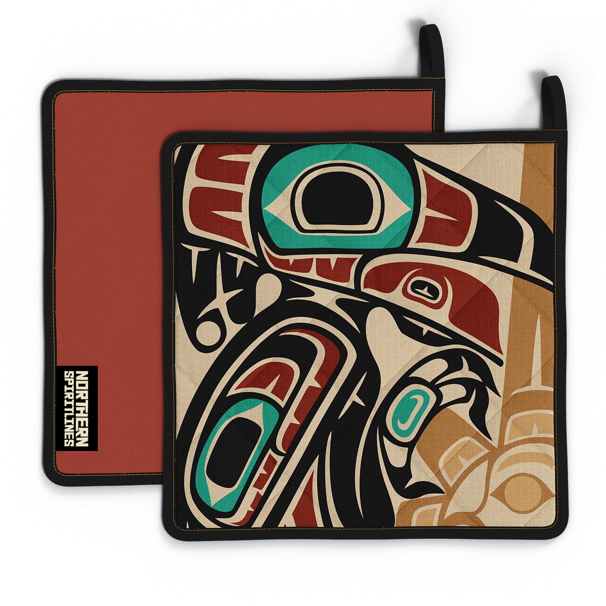 Hot Pad | Classic Tribal Raven & Sun | Signature Collection